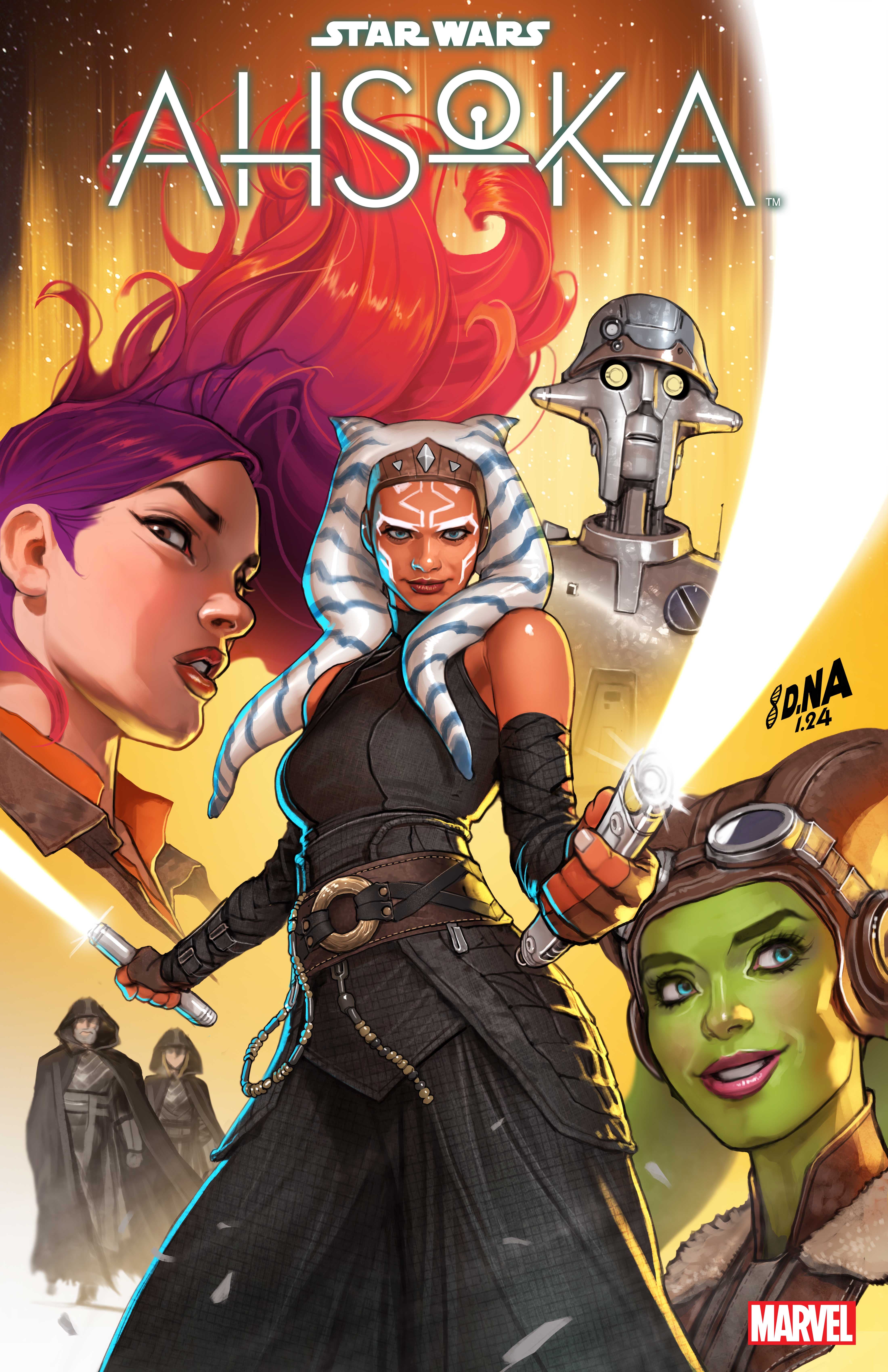 STAR WARS: AHSOKA #1 cover by David Nakayama