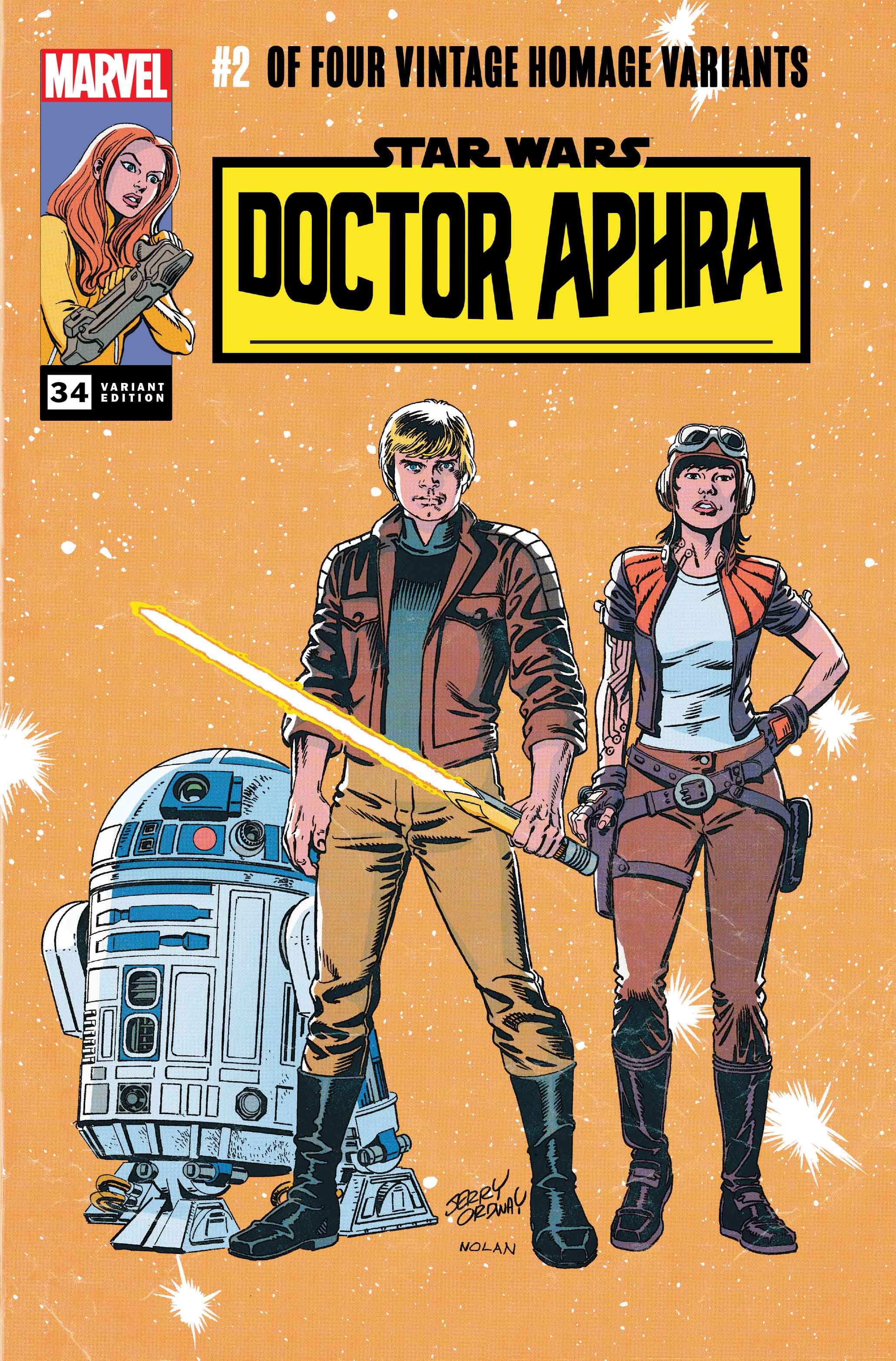 STAR WARS: DOCTOR APHRA #34 Classic Trade Dress Variant Cover by Jerry Ordway and Nolan Woodward
