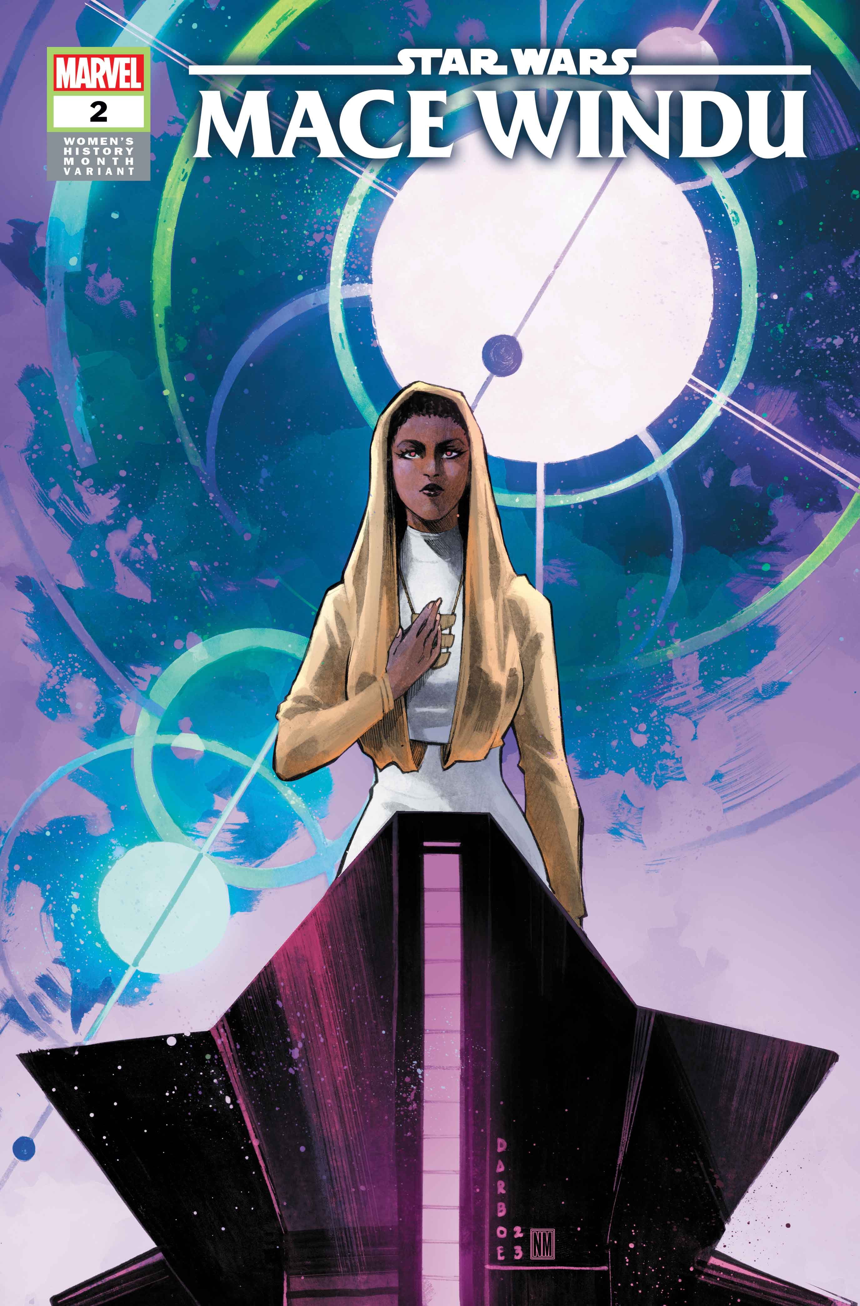 STAR WARS: MACE WINDU #2 Women's History Month Variant Cover by Karen Darboe