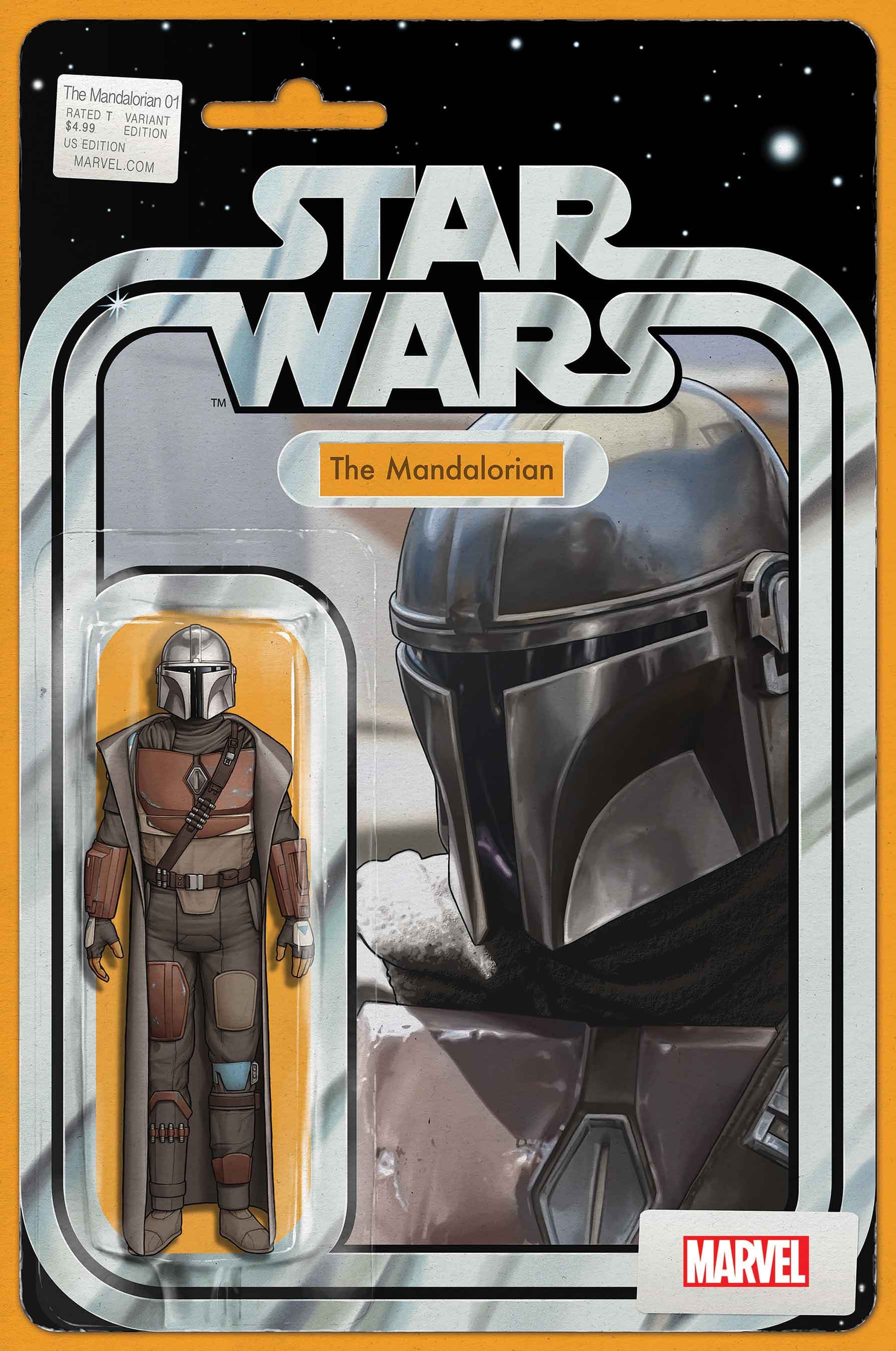 STAR WARS: THE MANDALORIAN #1 Action Figure Variant Cover by John Tyler Christopher