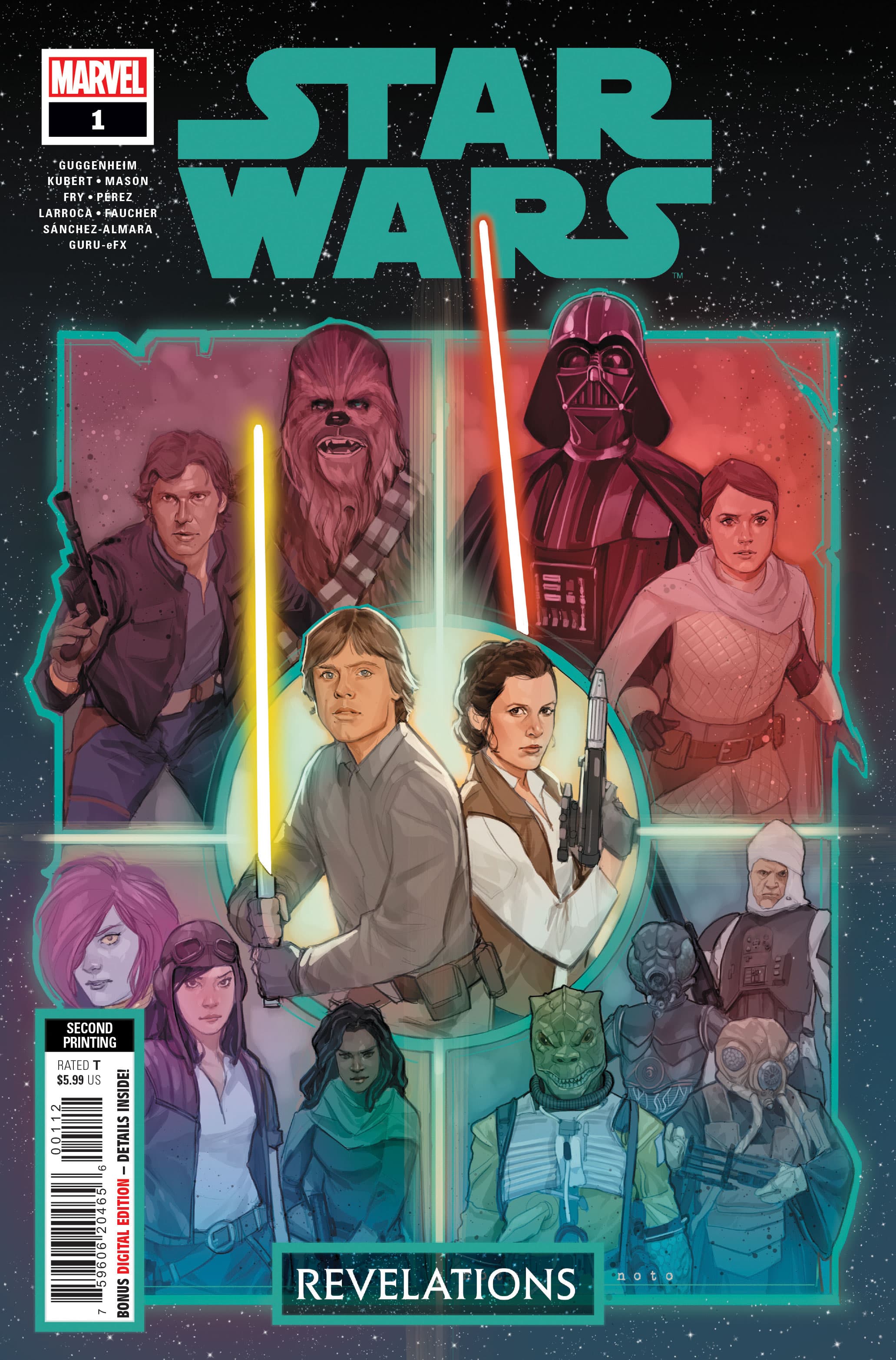 STAR WARS: REVELATIONS #1 cover by Phil Noto