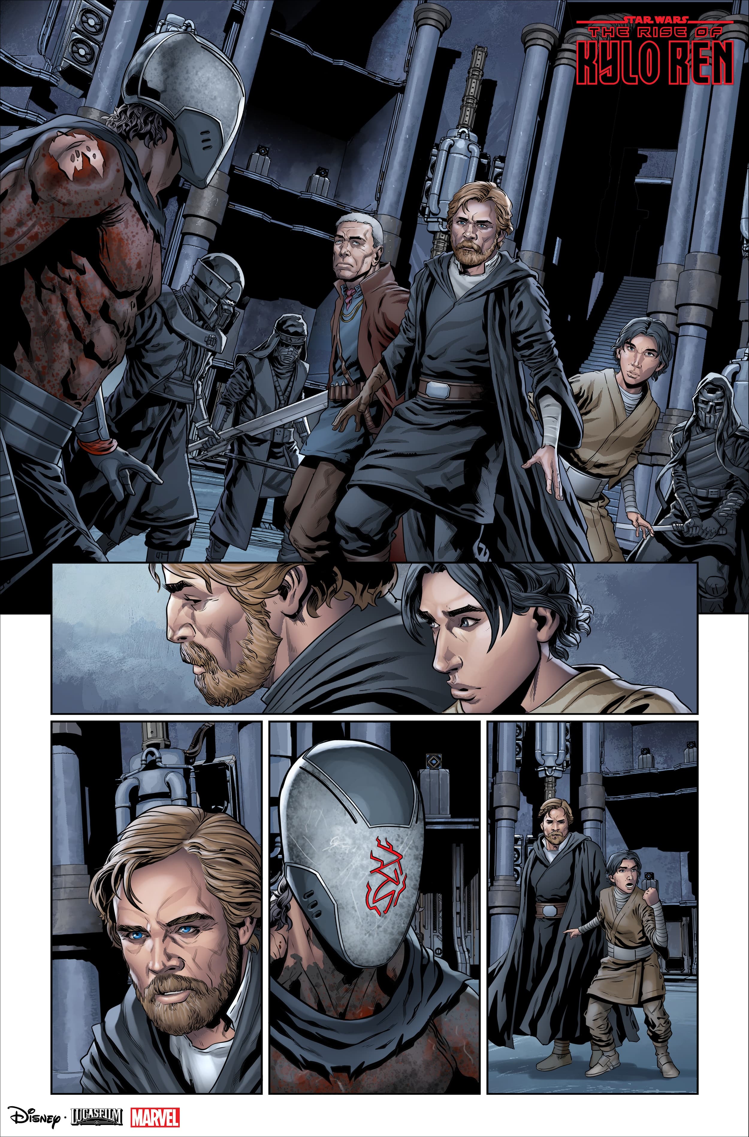 STAR WARS: THE RISE OF KYLO REN #2 art by Will Sliney with colors by Guru-eFX