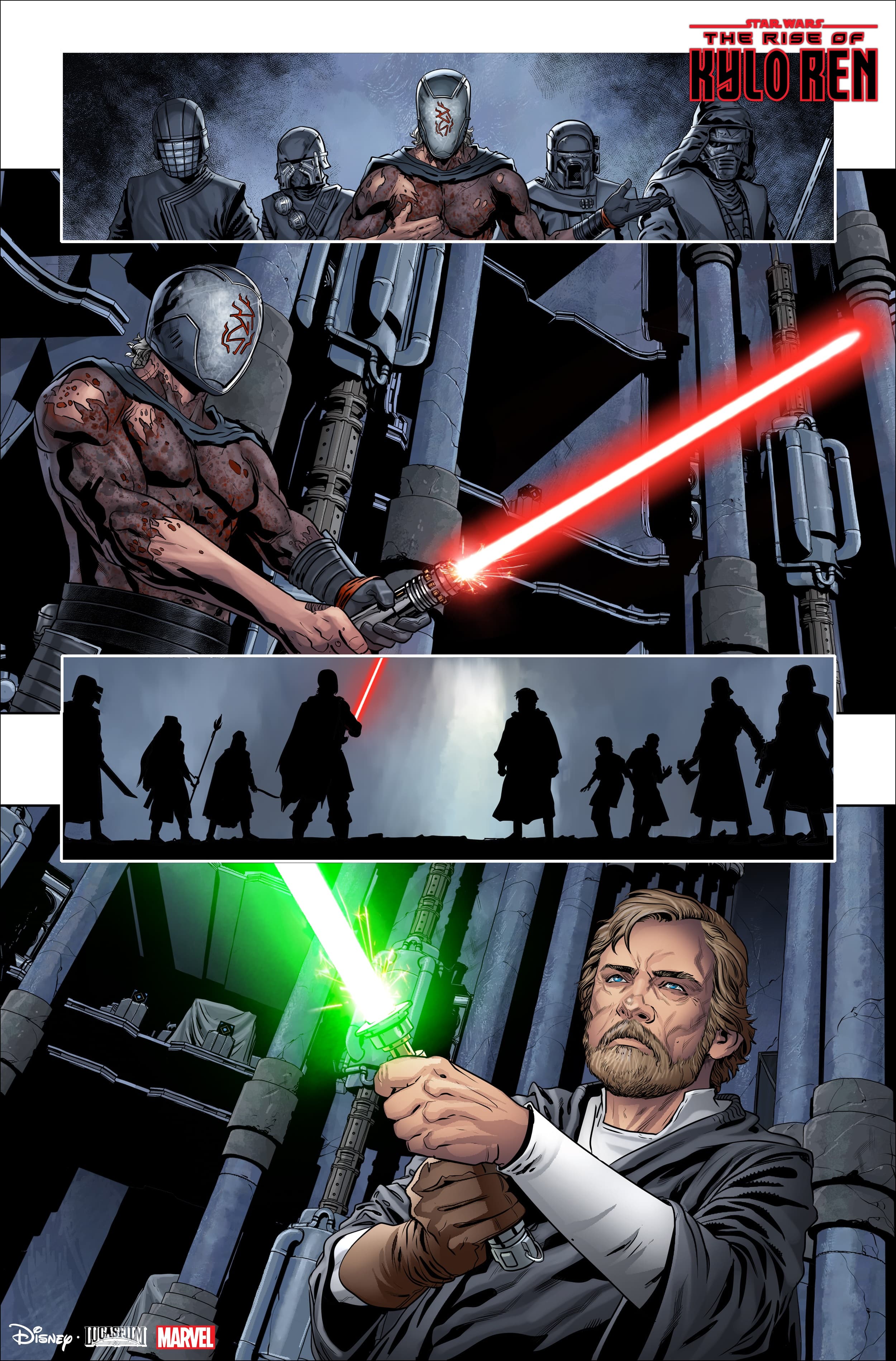 STAR WARS: THE RISE OF KYLO REN #2 art by Will Sliney with colors by Guru-eFX