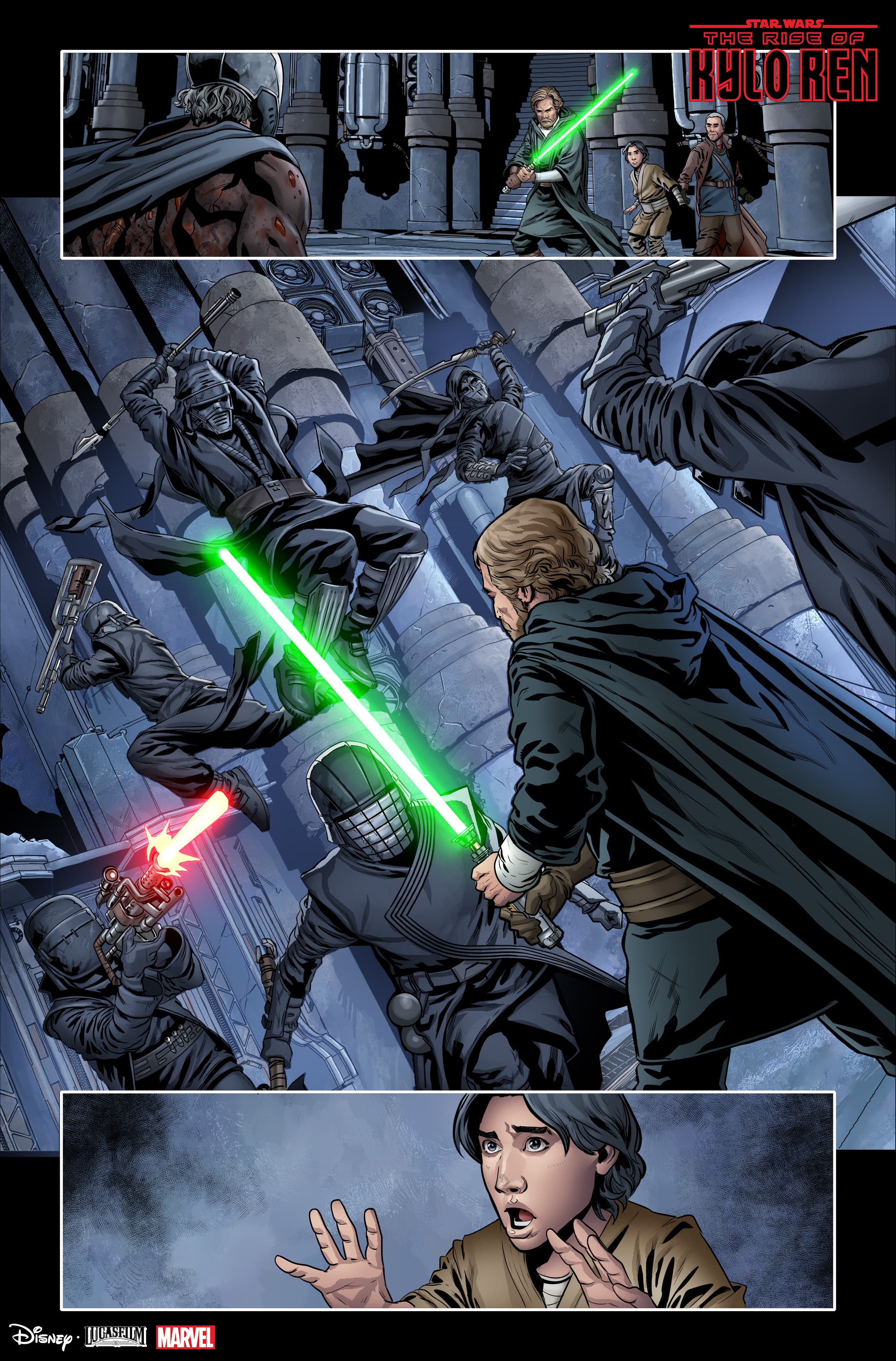 STAR WARS: THE RISE OF KYLO REN #2 art by Will Sliney with colors by Guru-eFX