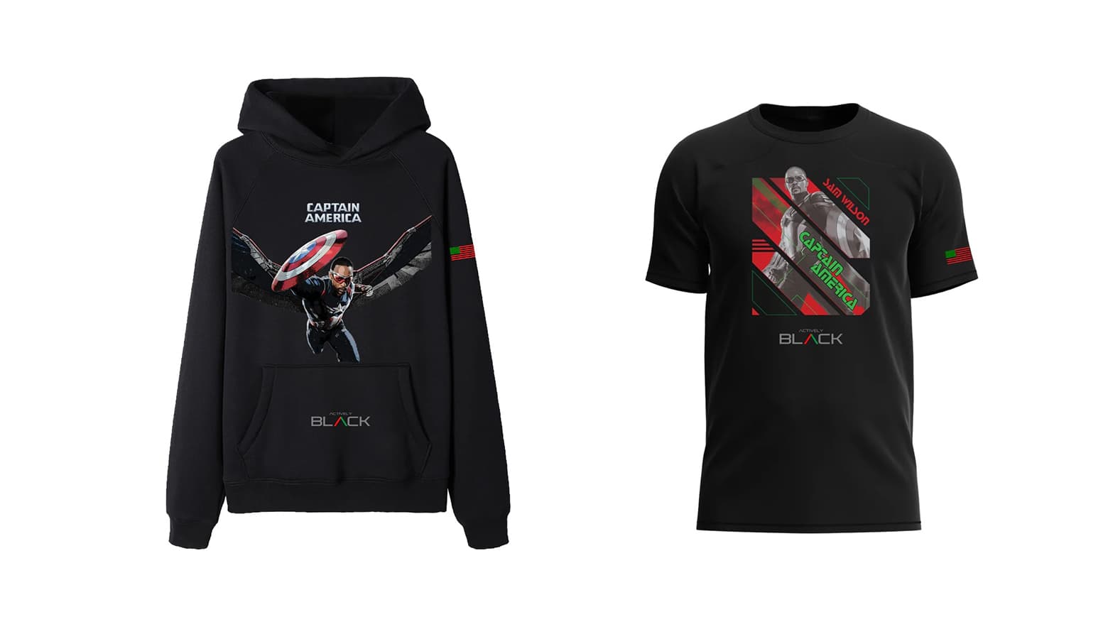 Actively Black Marvel Captain America: Brave New World