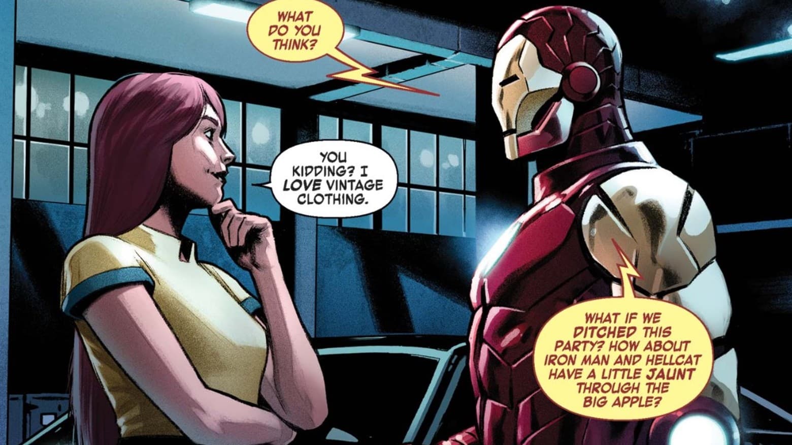 IRON MAN #1 interior artwork by Cafu
