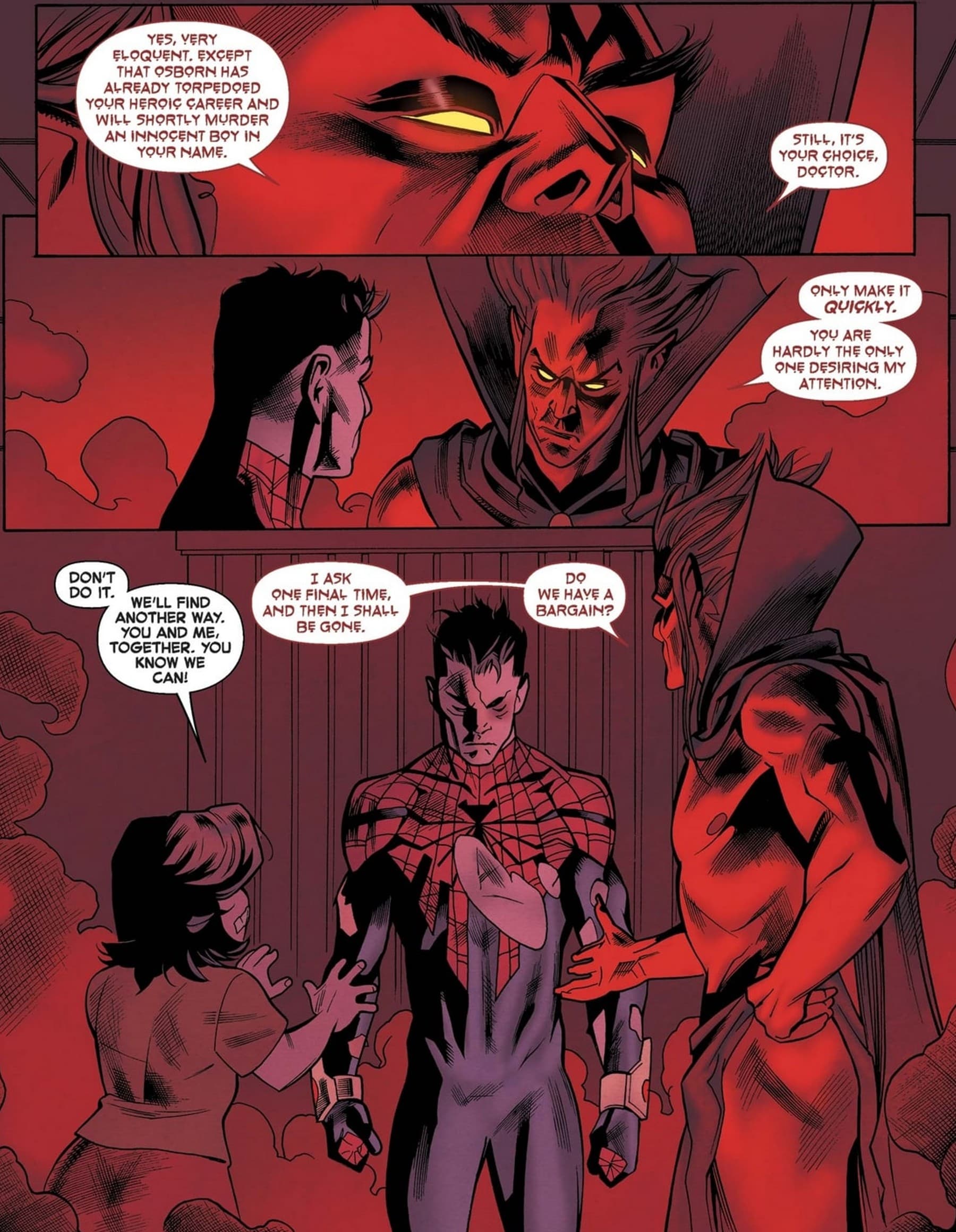 SUPERIOR SPIDER-MAN (2018) #11 panel by Christos Gage and Mike Hawthorne