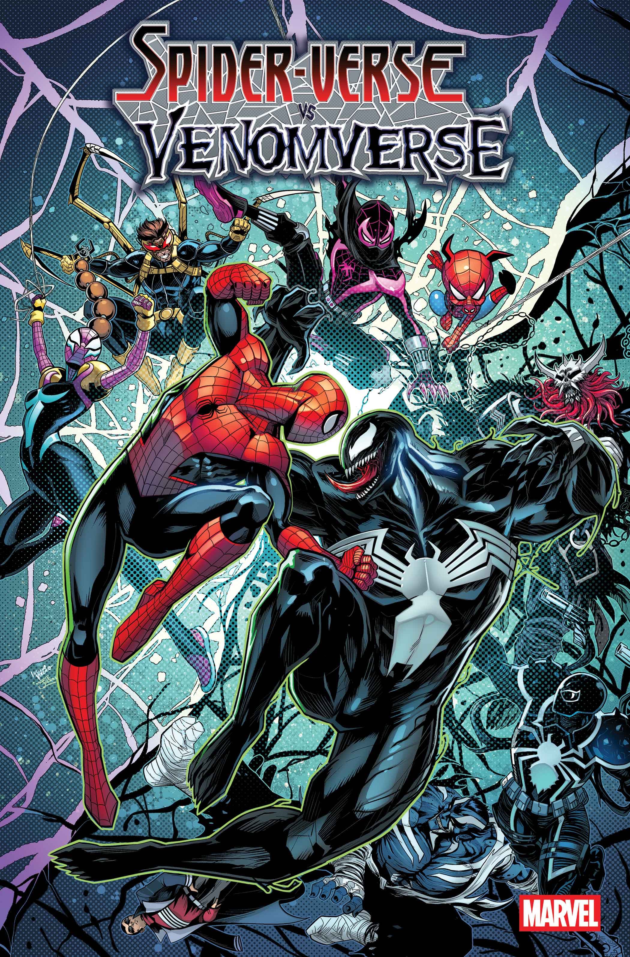 SPIDER-VERSE VS. VENOMVERSE #1 Cover by LUCIANO VECCHIO