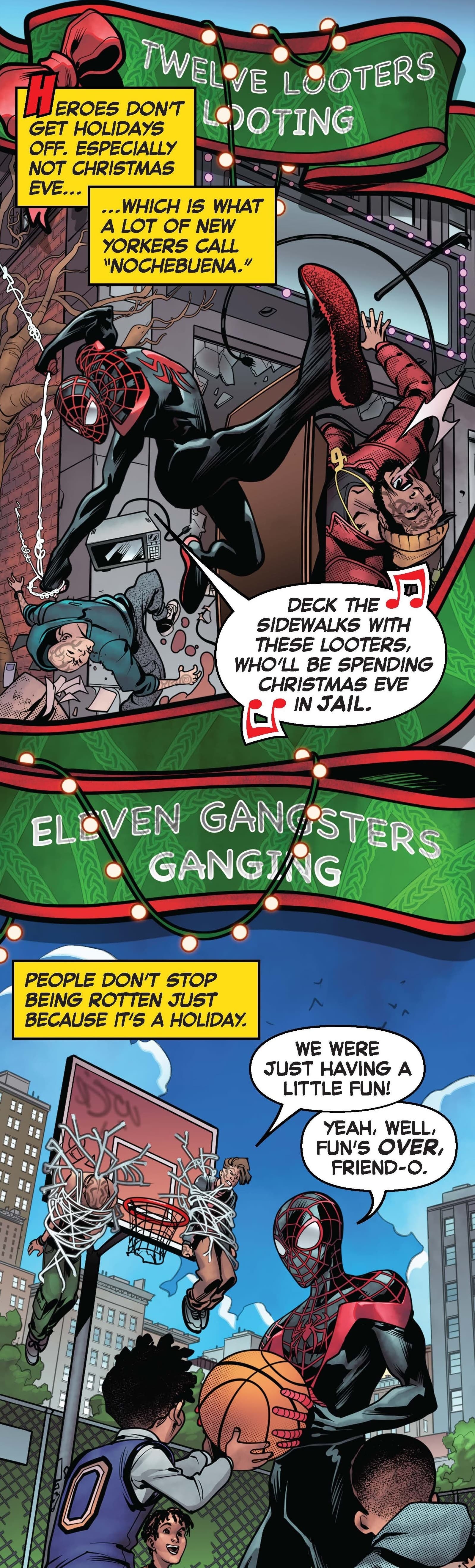 From SPIDER-VERSE UNLIMITED INFINITY COMIC (2022) #30 by Carlos Hernandez and Zé Carlos.