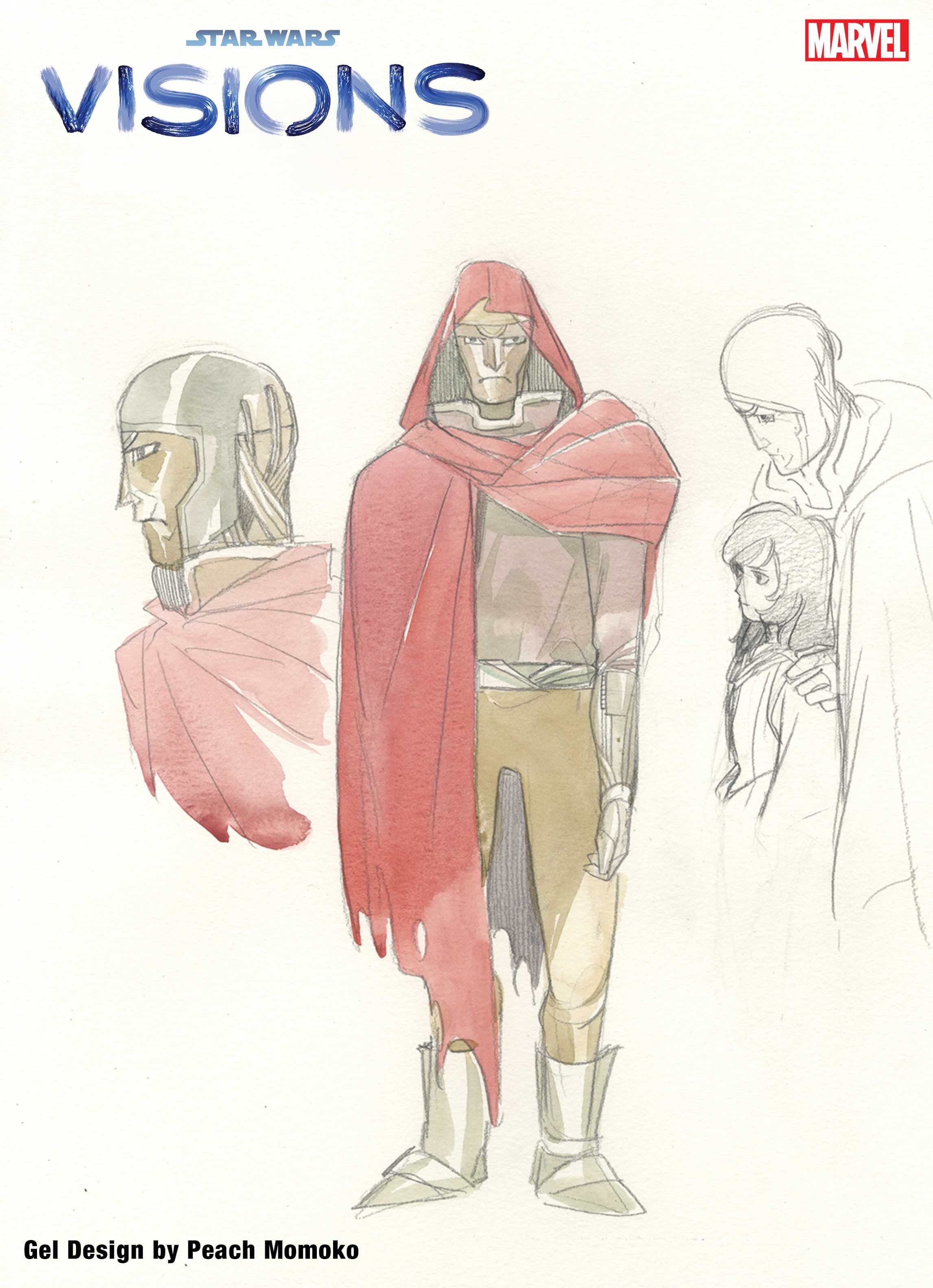 STAR WARS: VISIONS - PEACH MOMOKO #1 Gel Design Sheet by Peach Momoko