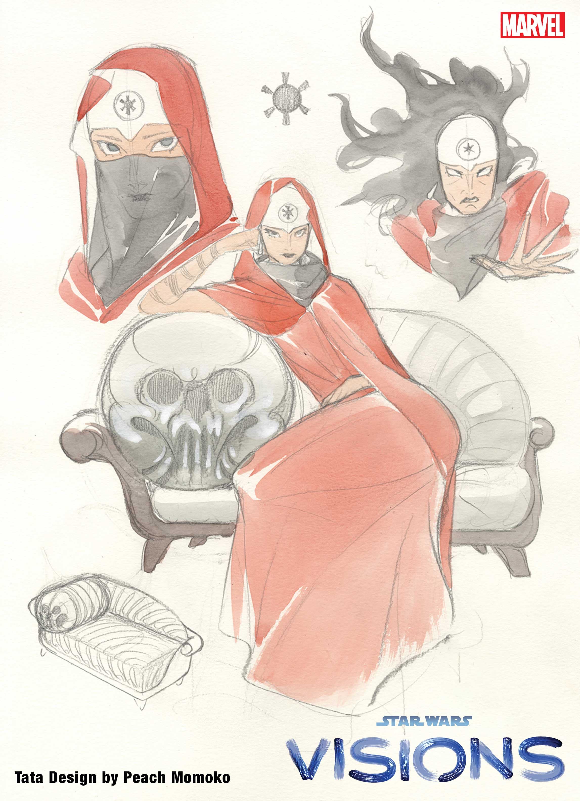 STAR WARS: VISIONS - PEACH MOMOKO #1 Tata Design Sheet by Peach Momoko