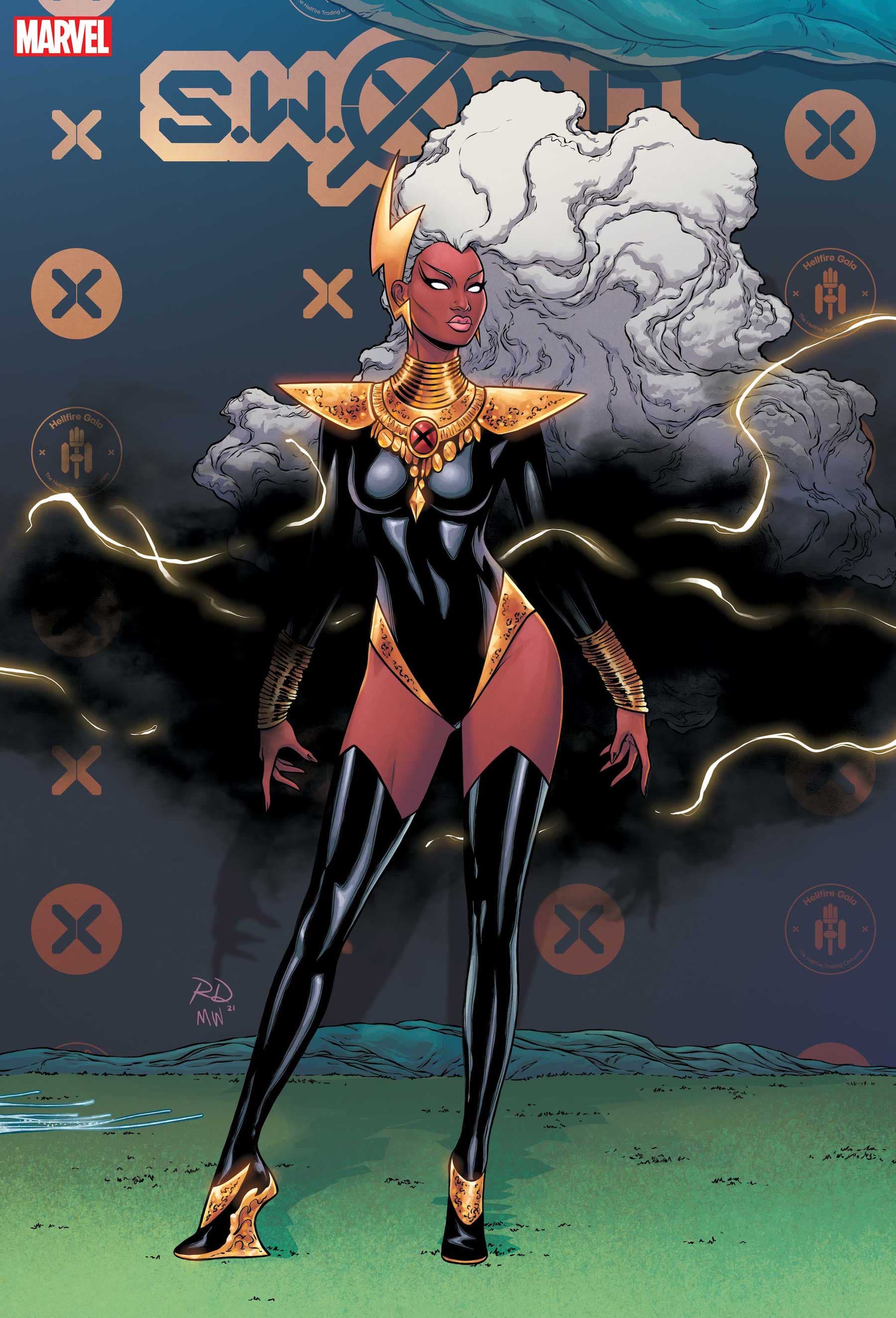 Russell Dauterman Hellfire Gala Connecting Covers