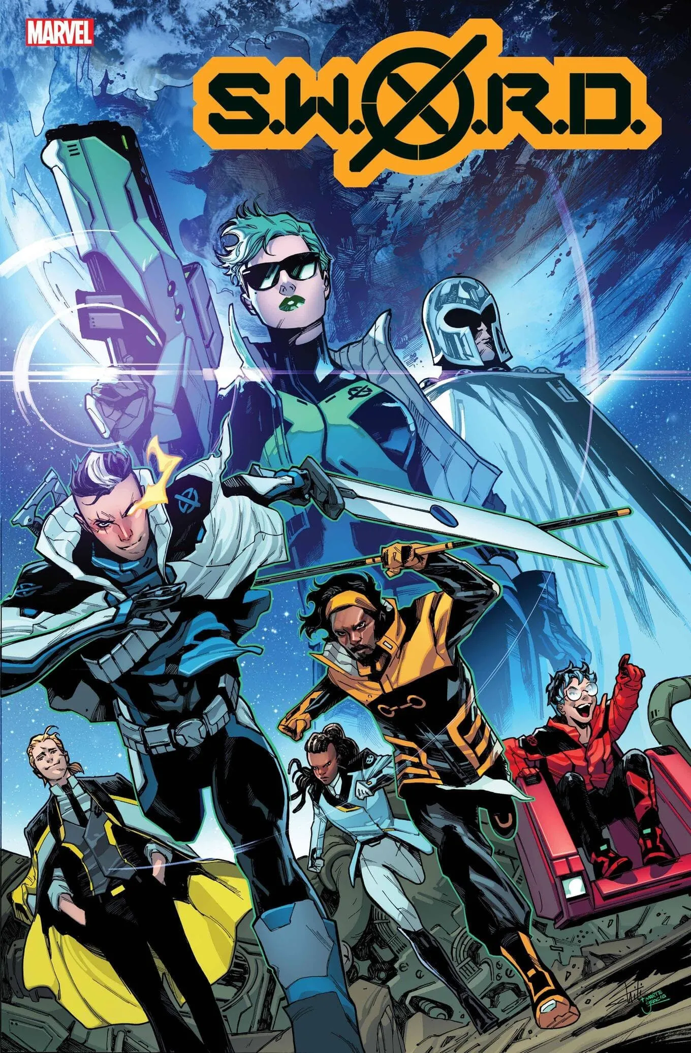 The X-Men Explore the Cosmos in 'S.W.O.R.D.' #1