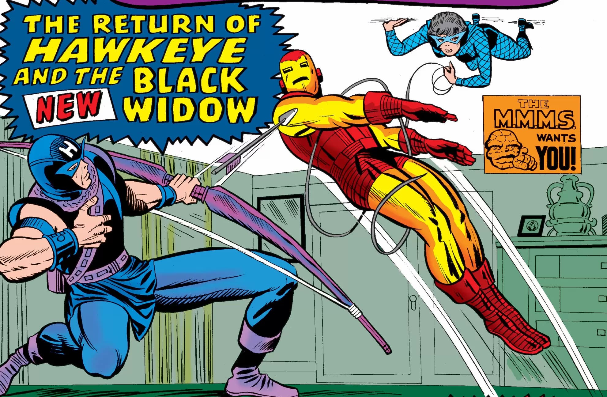 TALES OF SUSPENSE (1959) #64 cover by Jack Kirby, Chic Stone, and Stan Goldberg