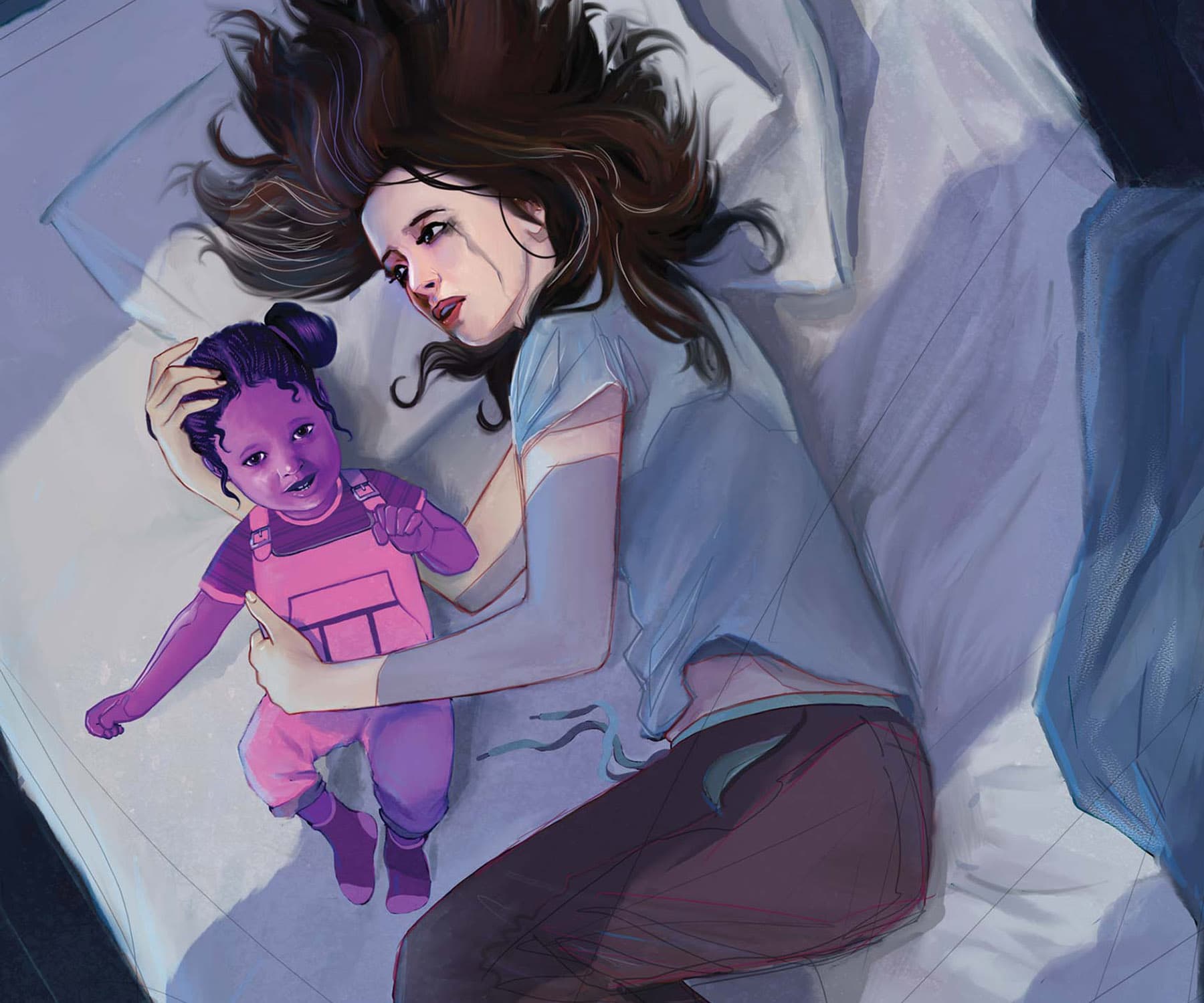 Jessica Jones: Purple Daughter Digital Comic (2019) #1 cover by Martin Simmonds