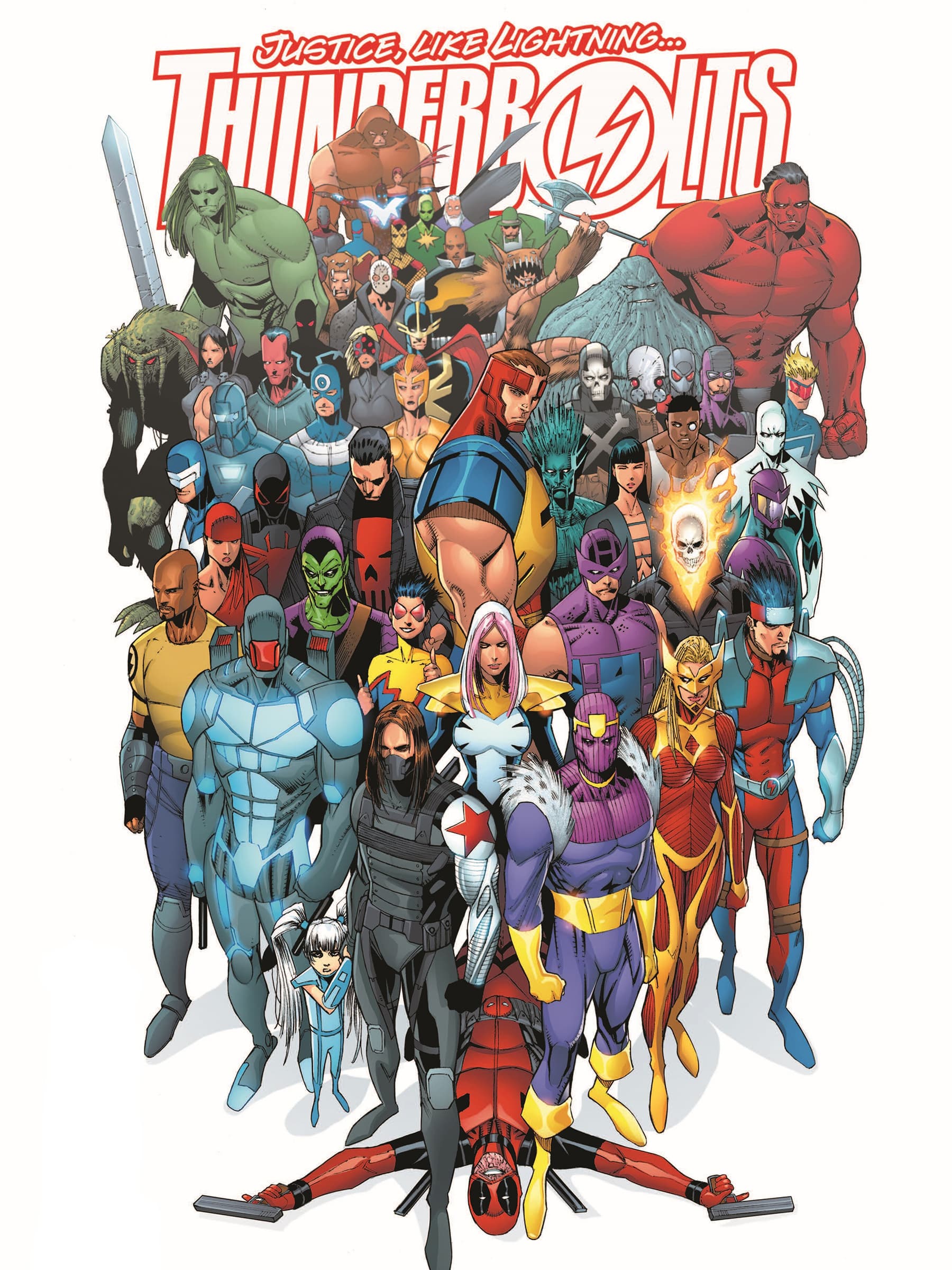 Thunderbolts (2016) #10 cover by Jon Malin