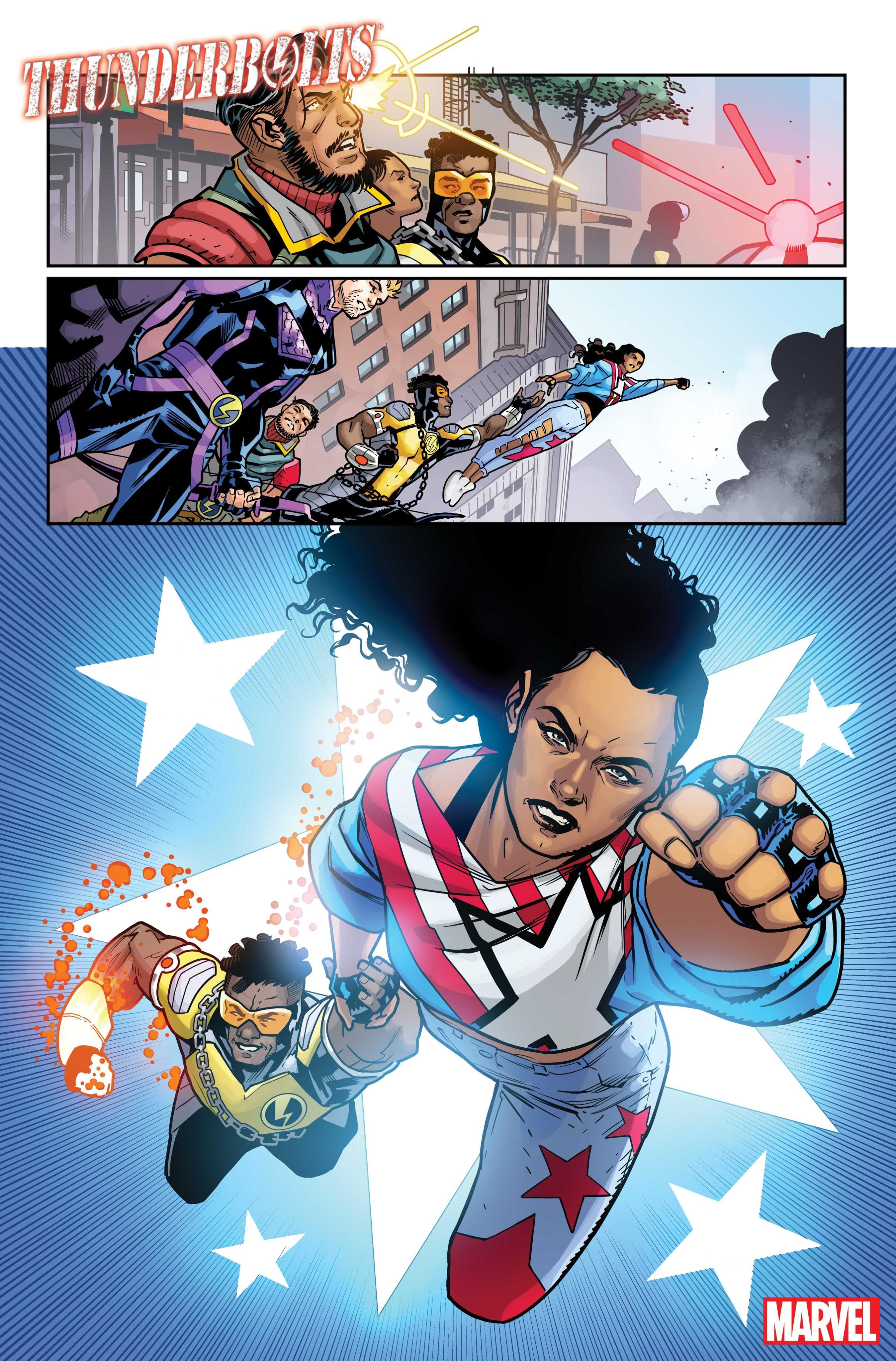 THUNDERBOLTS (2022) #1 artwork by Sean Izaakse