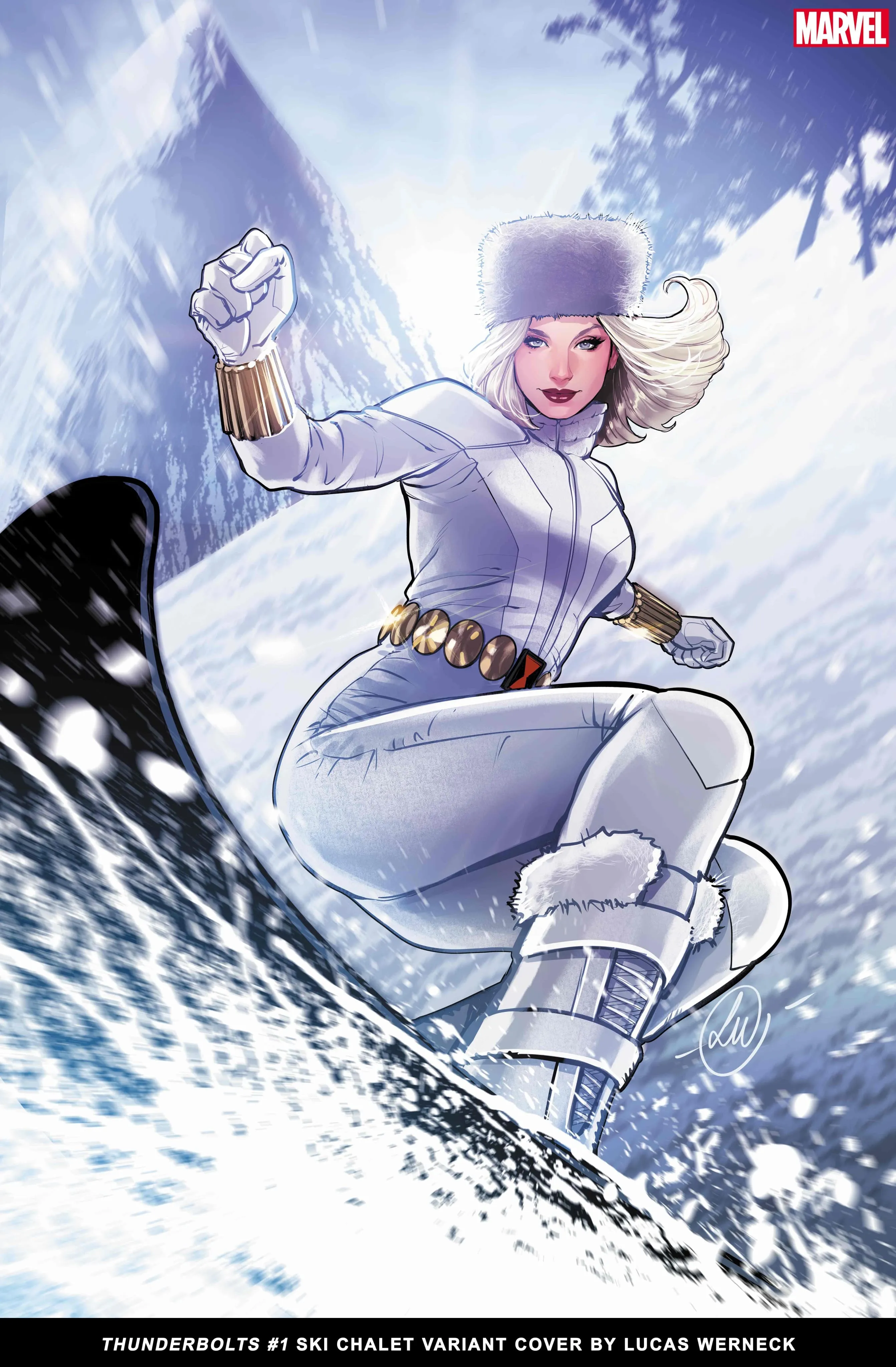 Marvel Heroes Hit the Slopes in New Ski Chalet Variant Covers