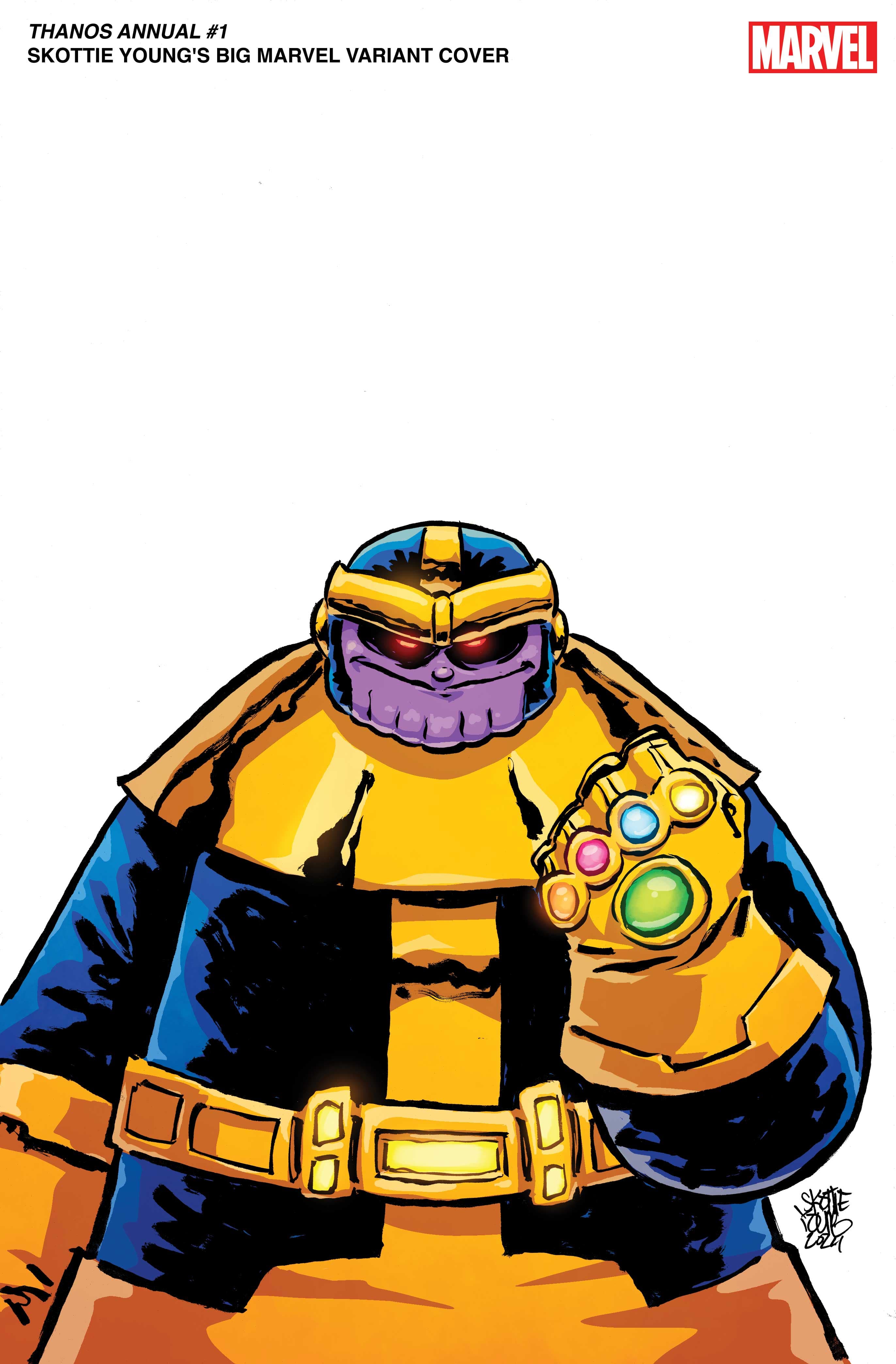 THANOS ANNUAL #1 Skottie Young's Big Marvel Variant Cover