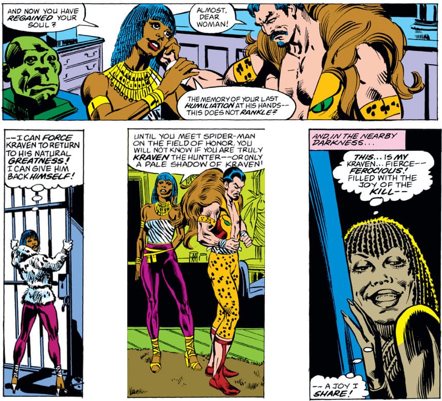 THE AMAZING SPIDER-MAN (1963) #209 interior panels by Alan Weiss