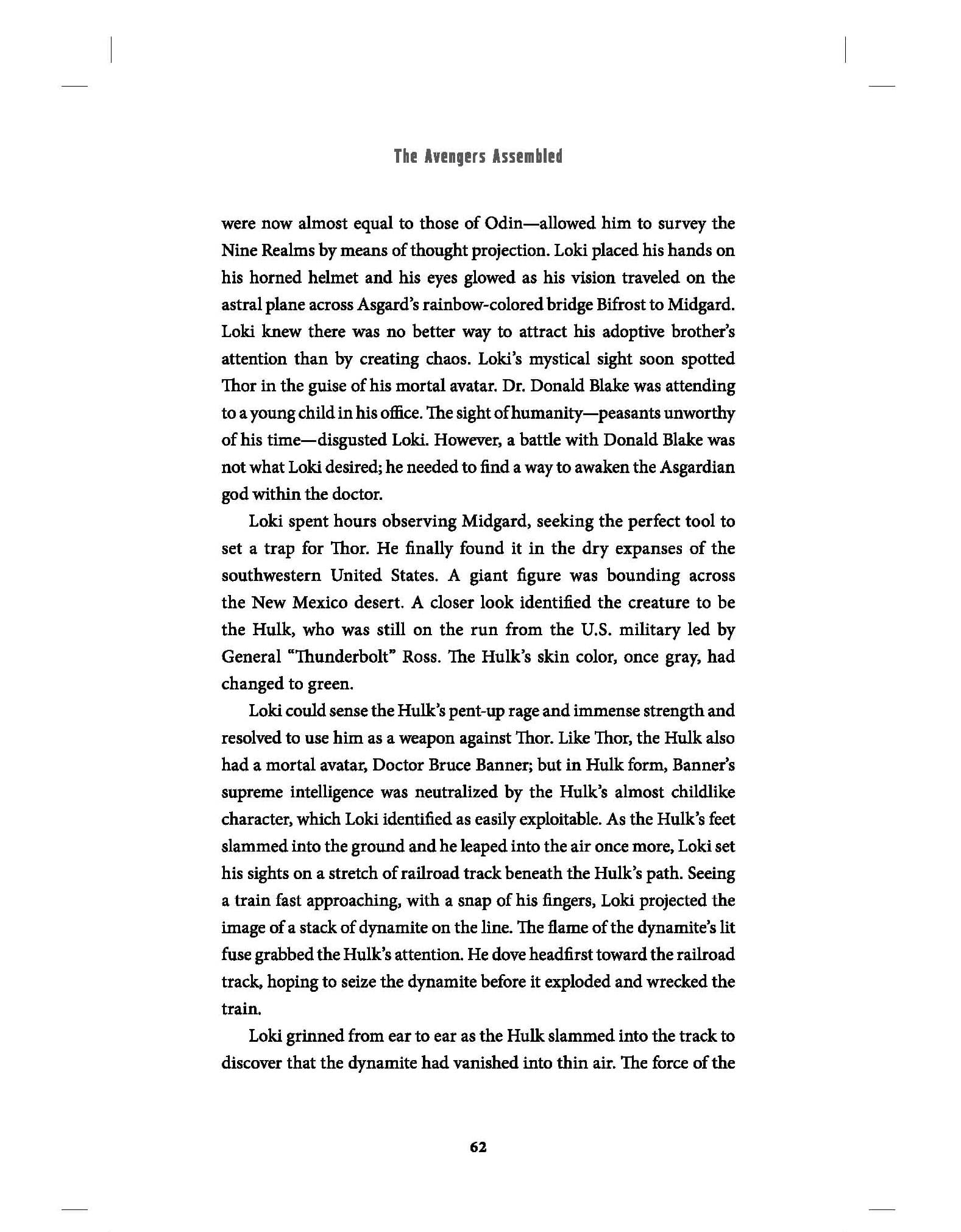 Preview page from The Avengers Assembled: The Origin Story of Earth’s Mightiest Heroes.