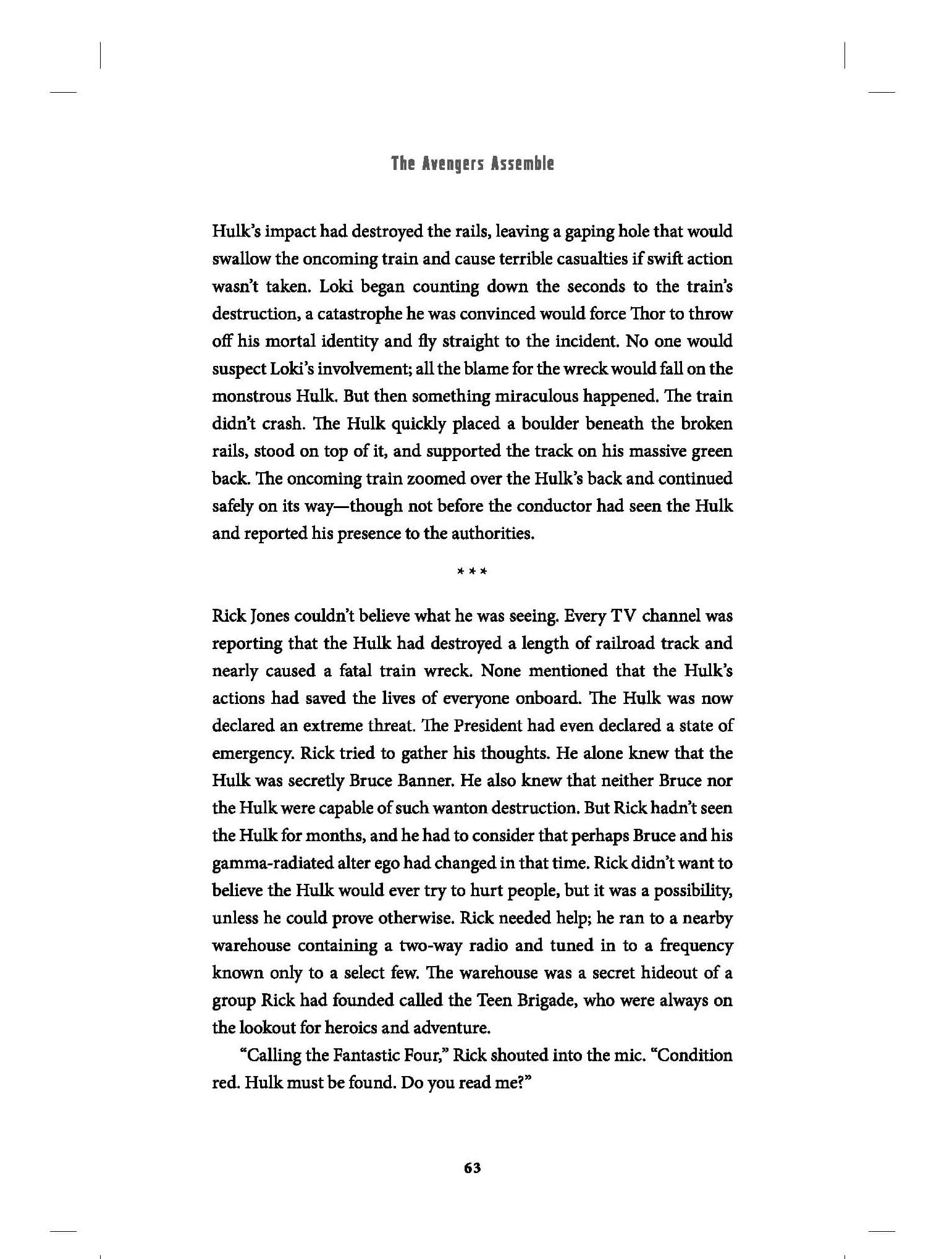 Preview page from The Avengers Assembled: The Origin Story of Earth’s Mightiest Heroes.