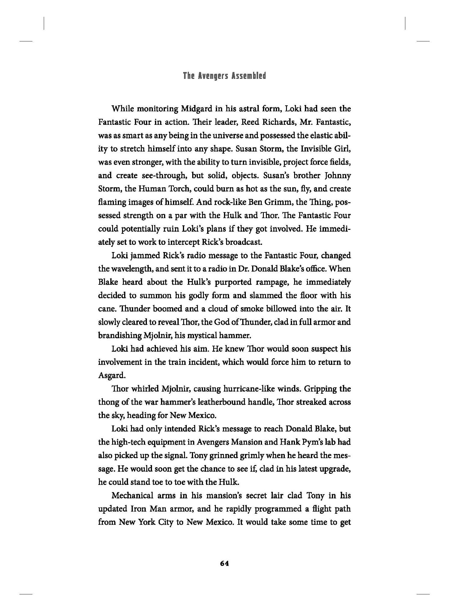 Preview page from The Avengers Assembled: The Origin Story of Earth’s Mightiest Heroes.