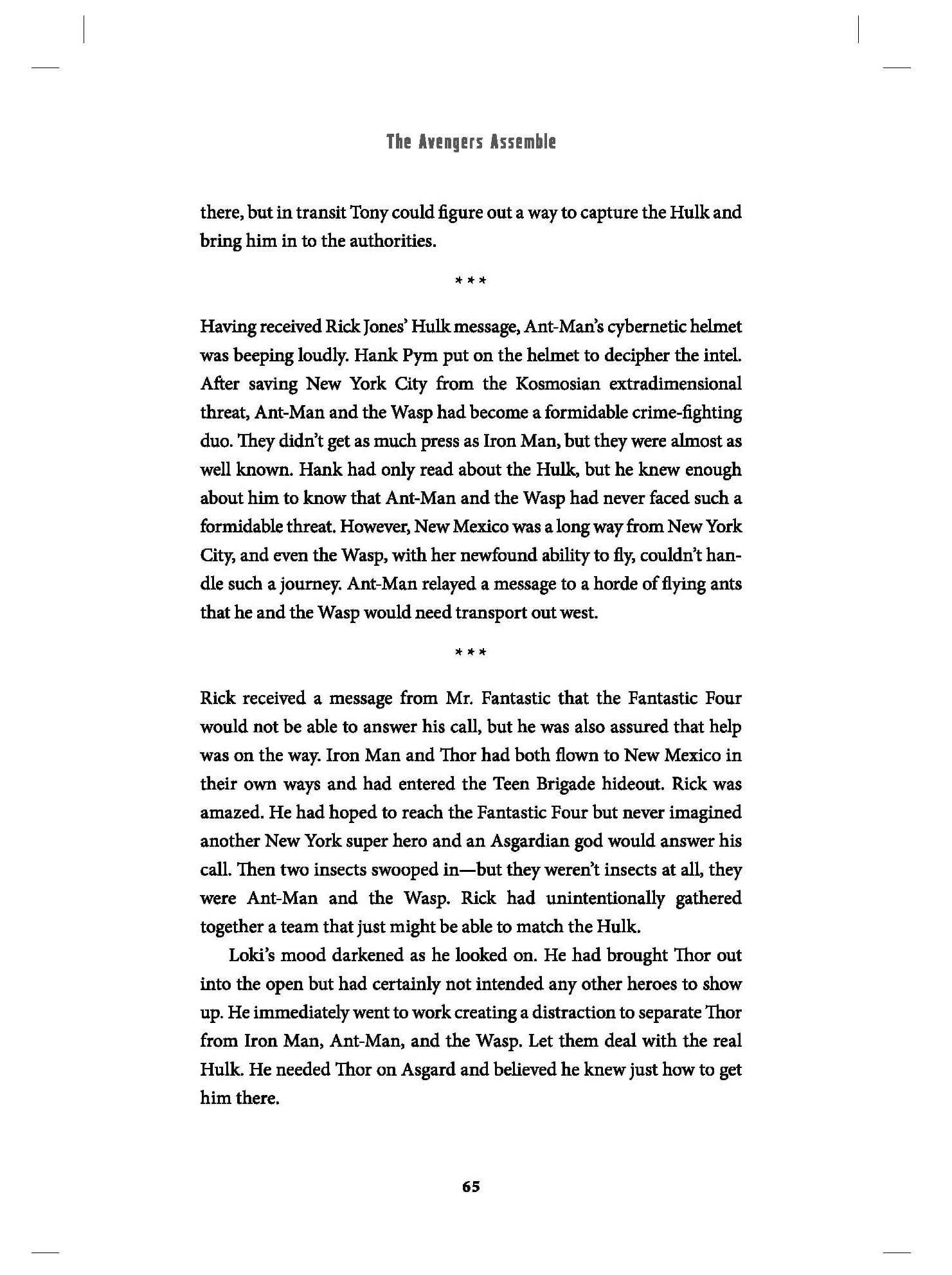 Preview page from The Avengers Assembled: The Origin Story of Earth’s Mightiest Heroes.