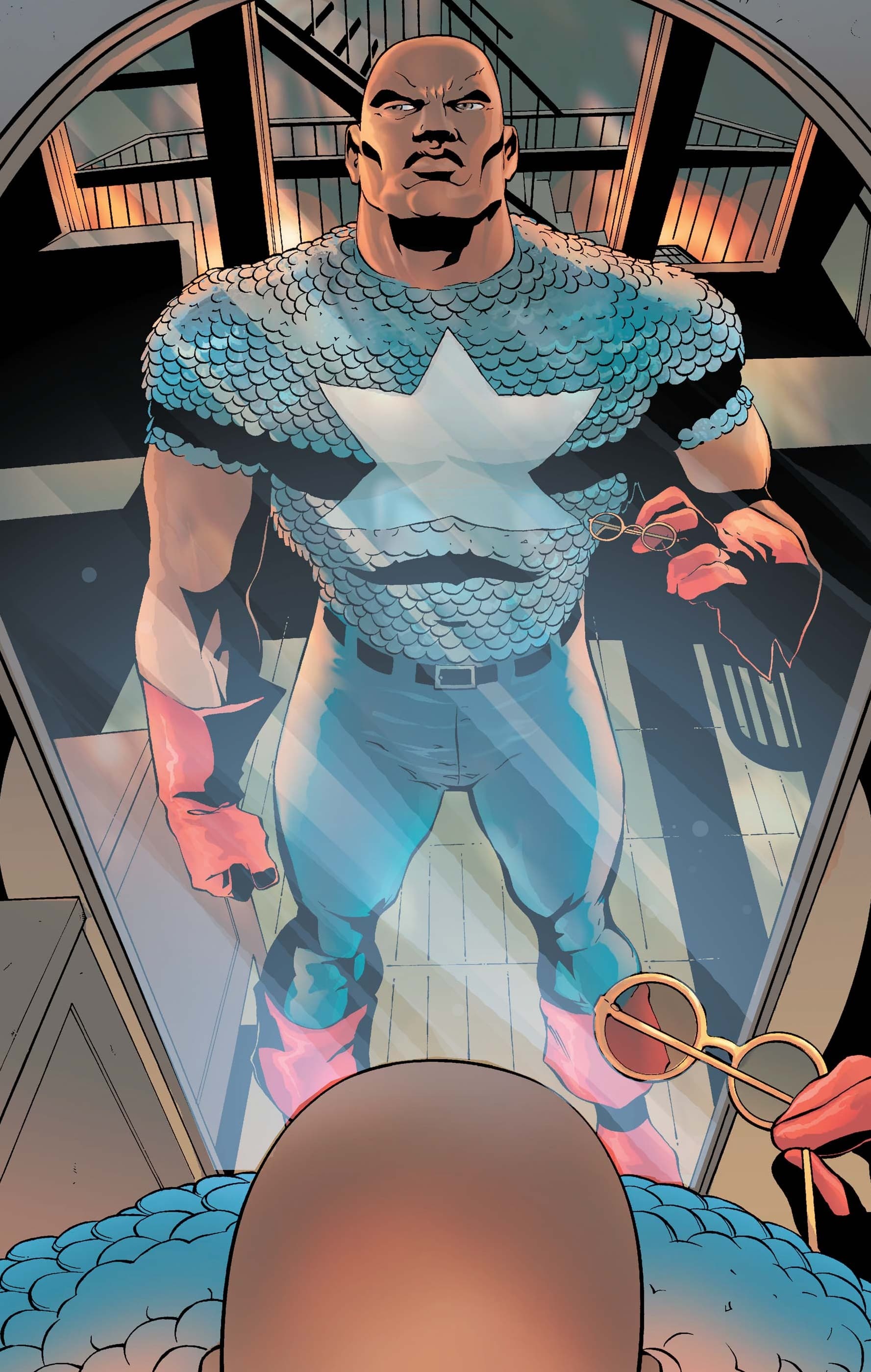 Josiah X in costume as a member of The Crew.