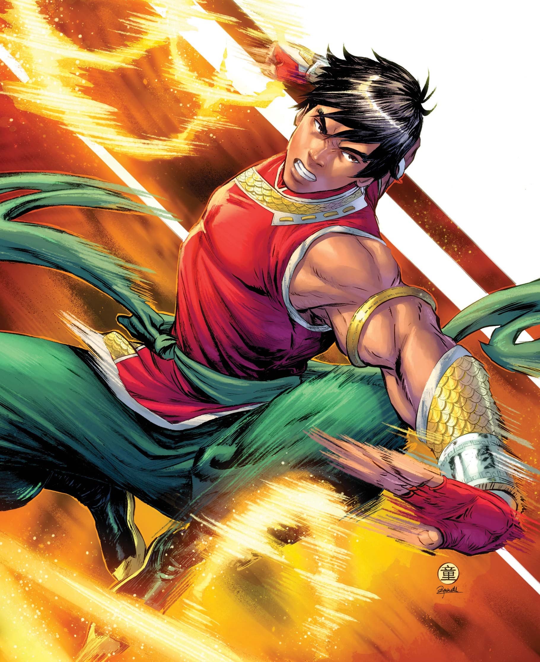 THE LEGEND OF SHANG-CHI (2021) #1 cover by Andie Tong and Rachelle Rosenberg