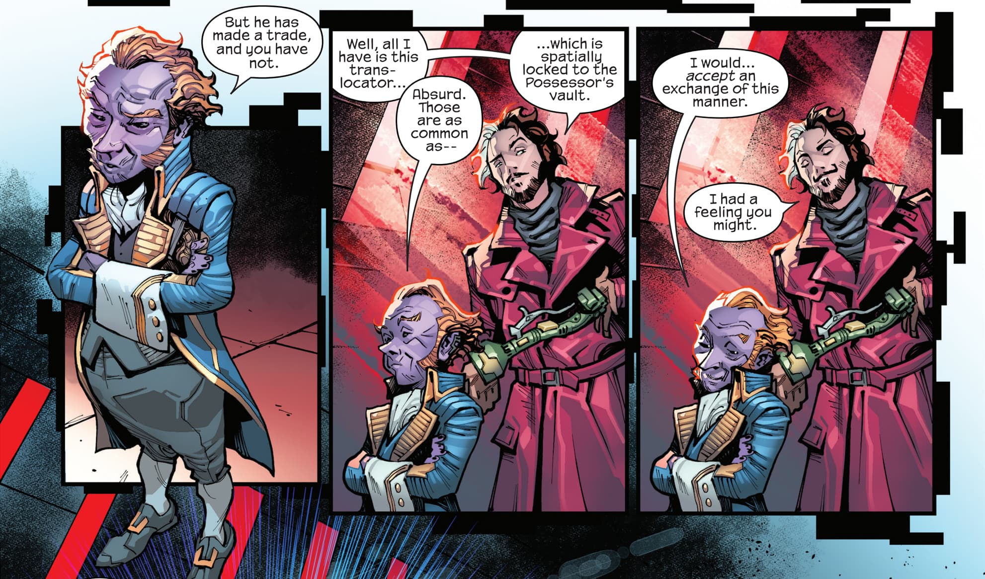 G.O.D.S. (2023) #1 artwork by Valerio Schiti and Marte Gracia