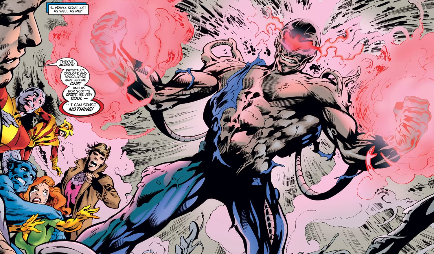 X-MEN (1991) #97 artwork by Alan Davis, Mark Farmer, and Steve Oliff