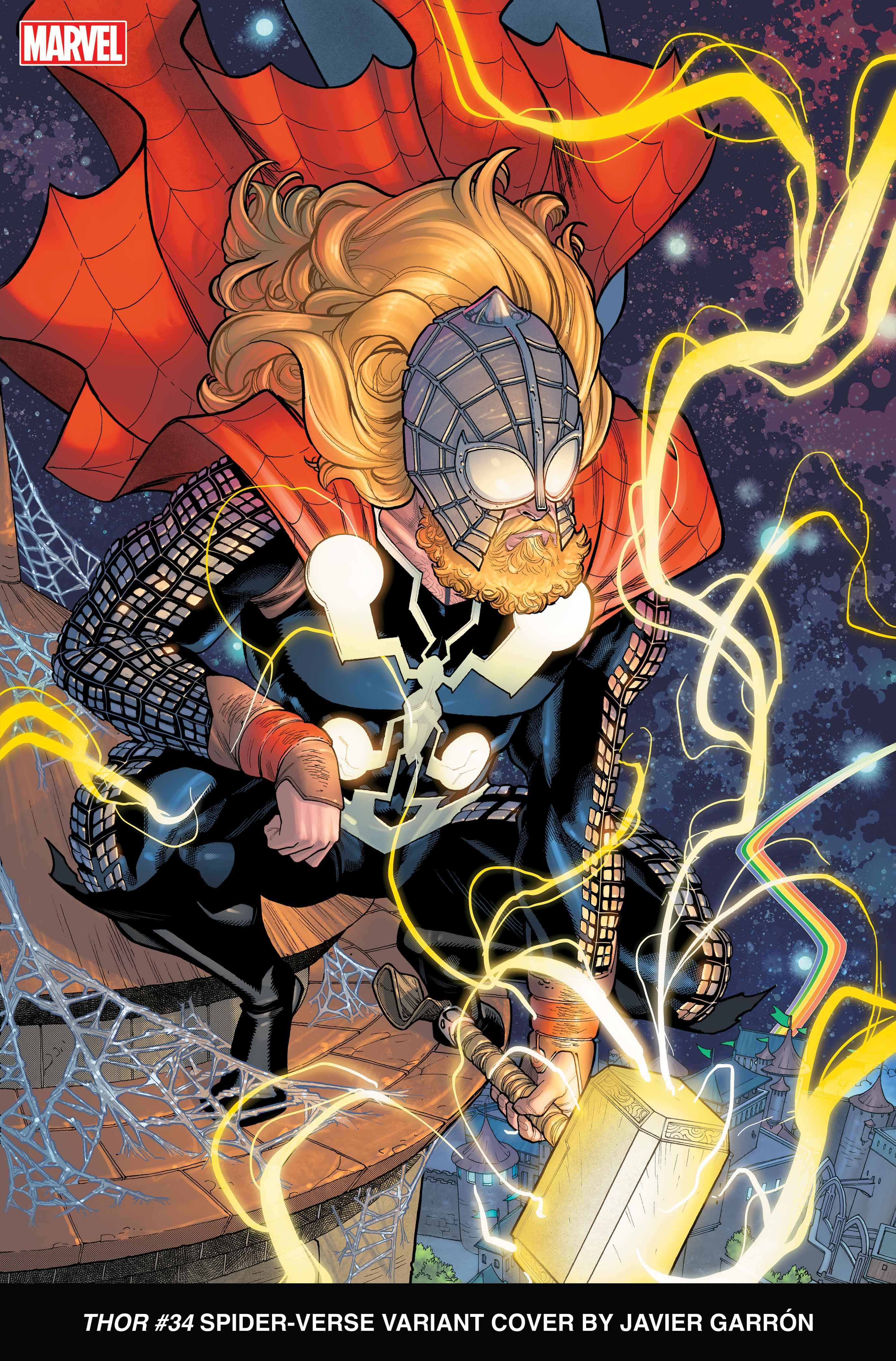 THOR #34 Spider-Verse Variant Cover by Javier Garrón