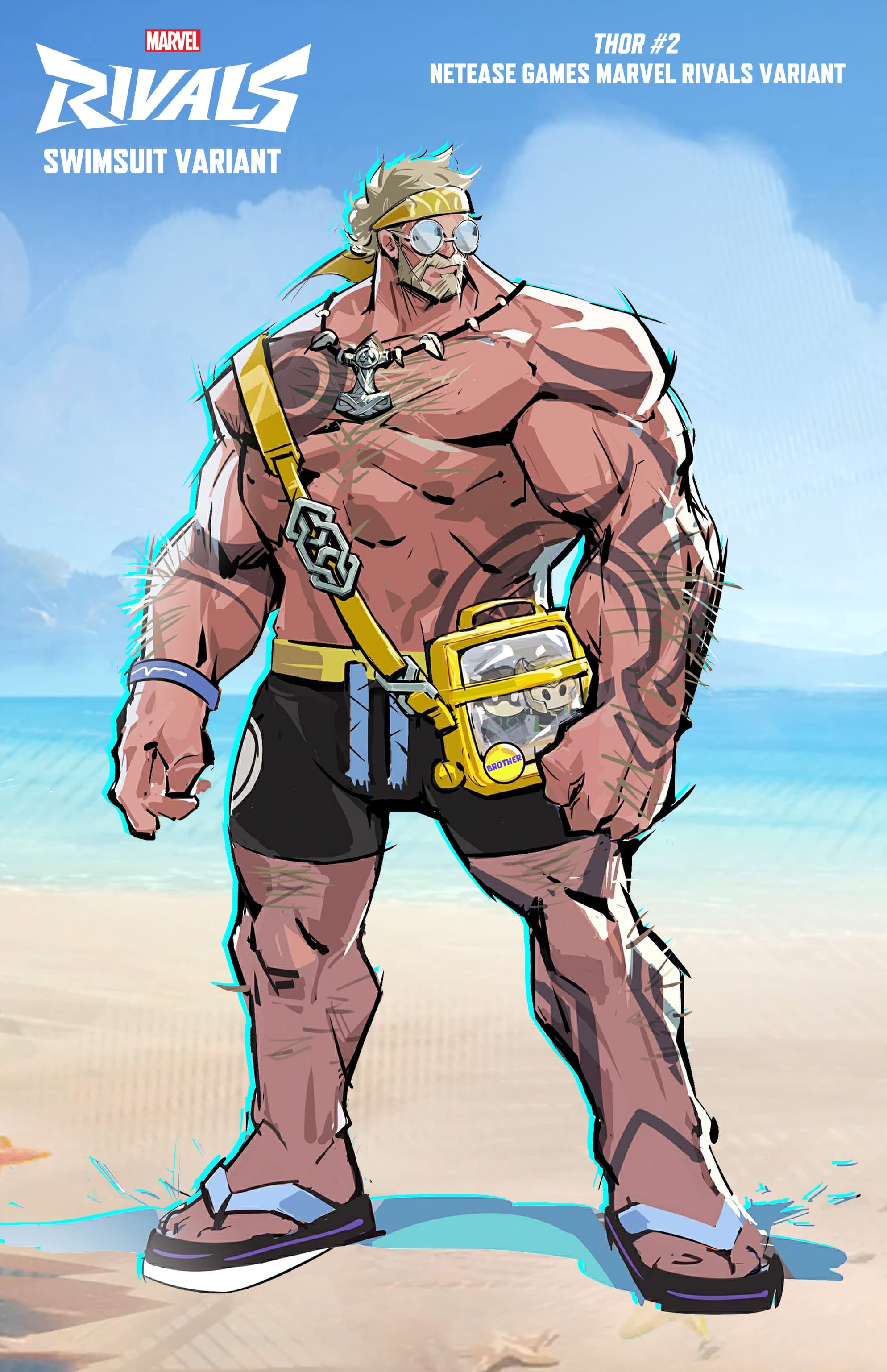 THOR #2 Marvel Rivals Swimsuit Variant Comic Cover