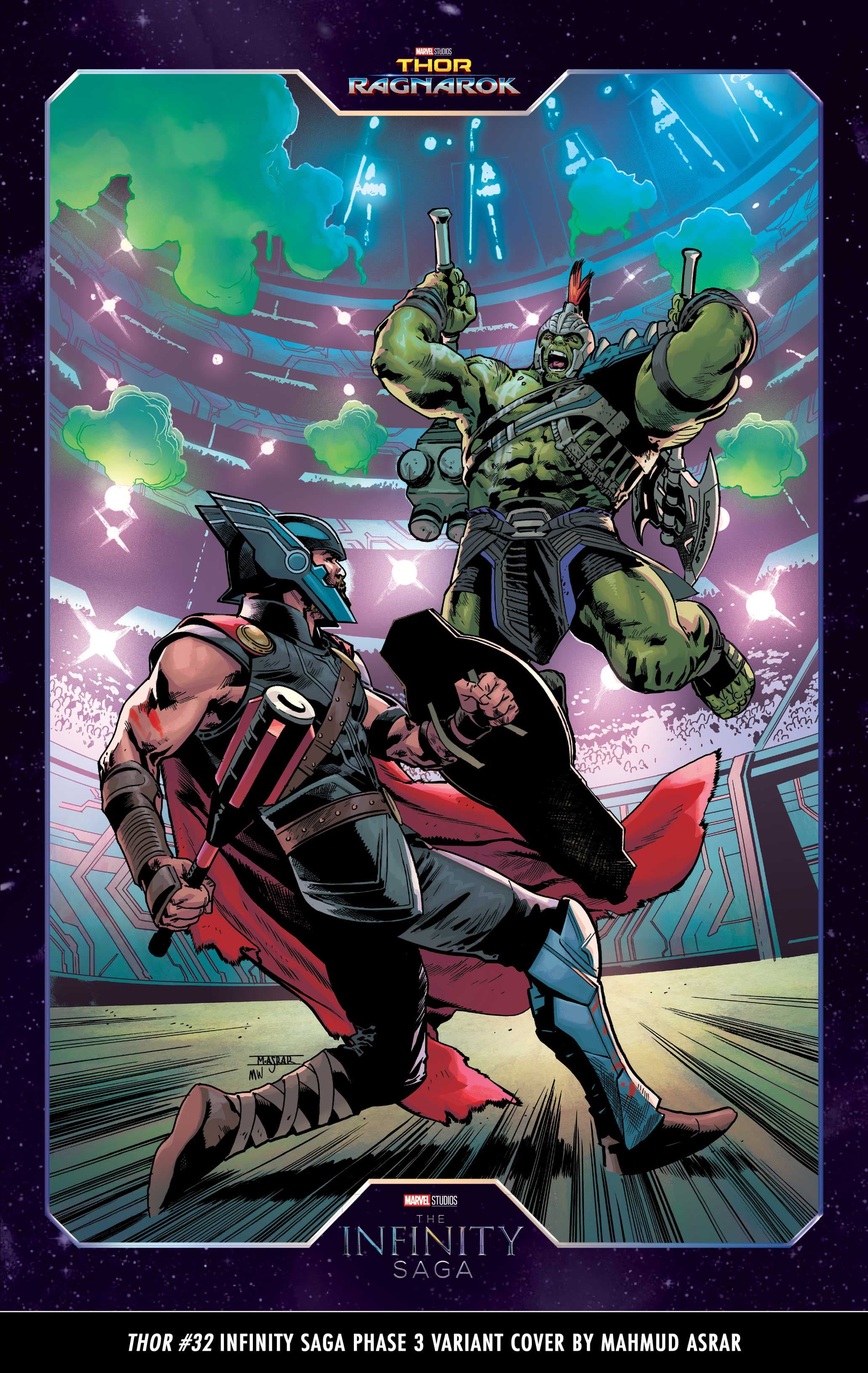 THOR #32 Infinity Saga Phase 3 Variant Cover by Mahmud Asrar