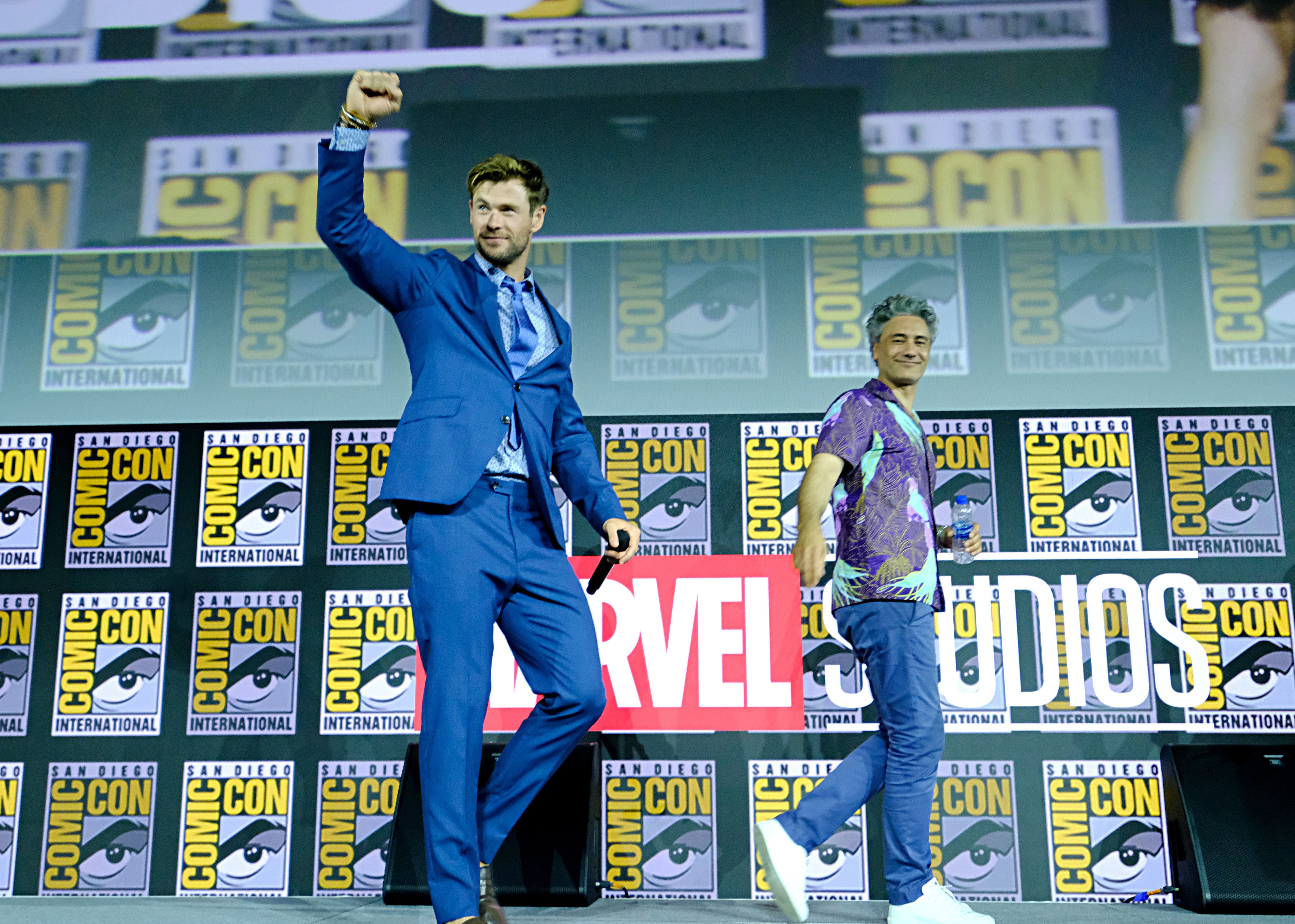 Chris Hemsworth and Taika Waititi