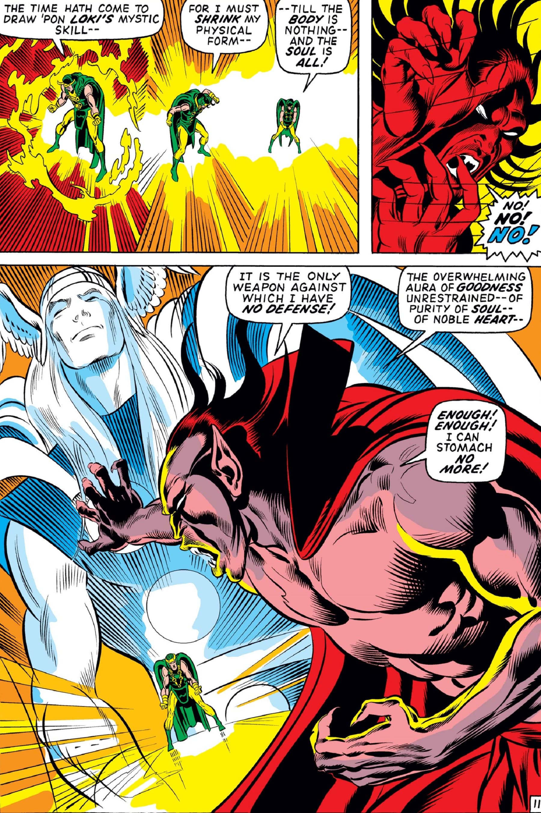 Thor parts with his body in THOR (1966) #181.