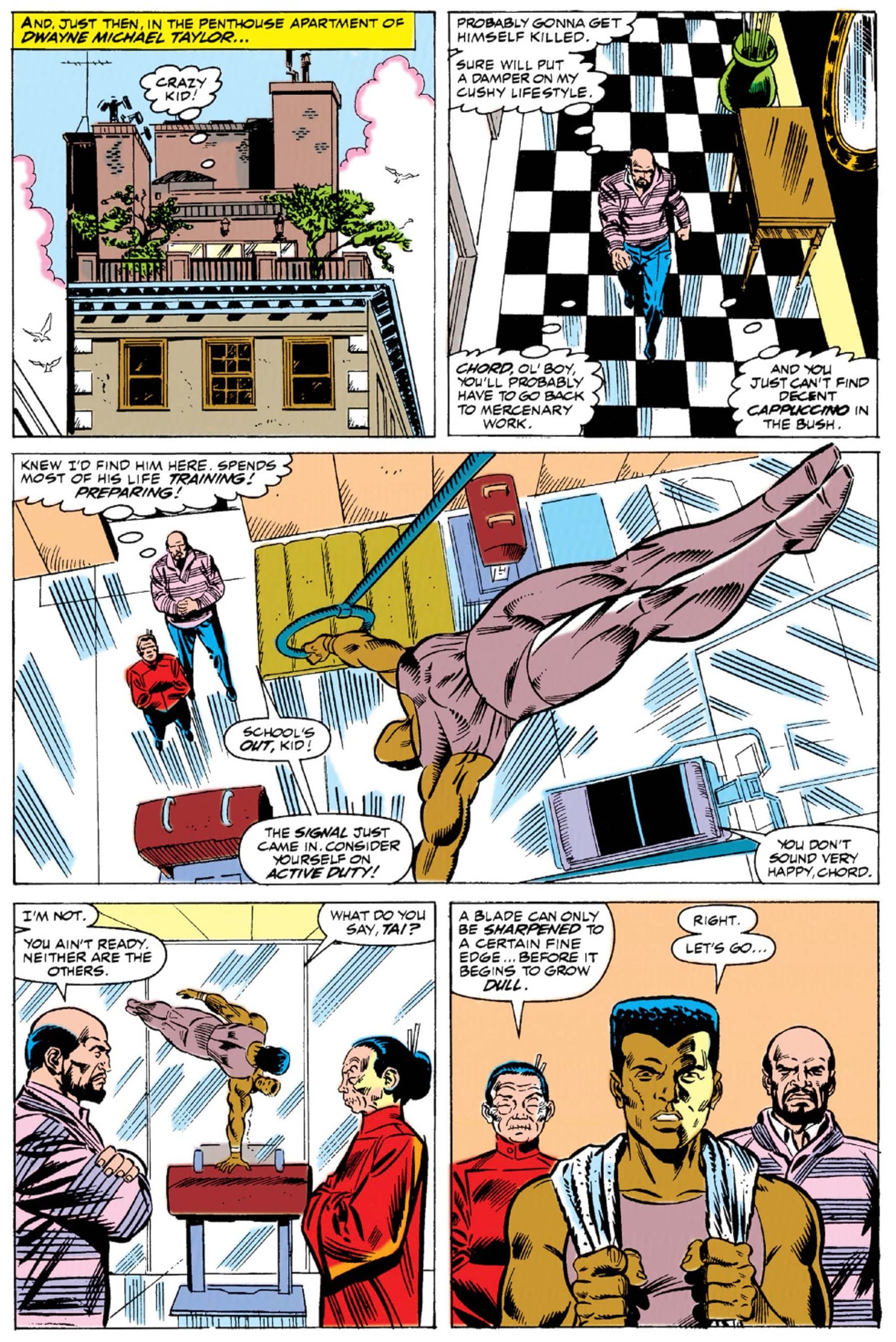 THOR (1966) #411 page by Tom DeFalco and Ron Frenz