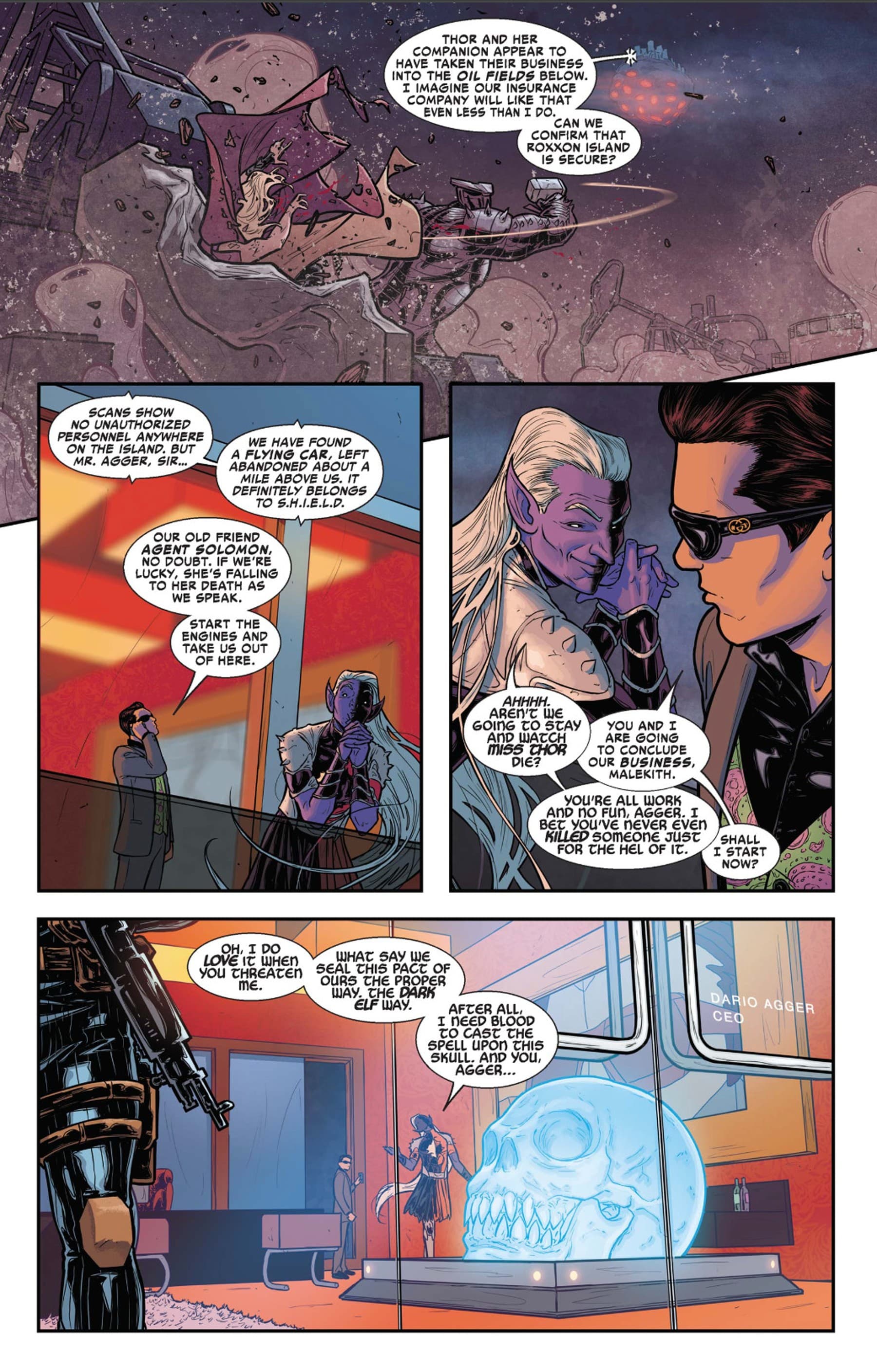 THOR (2014) #7 page by Jason Aaron and Russell Dauterman