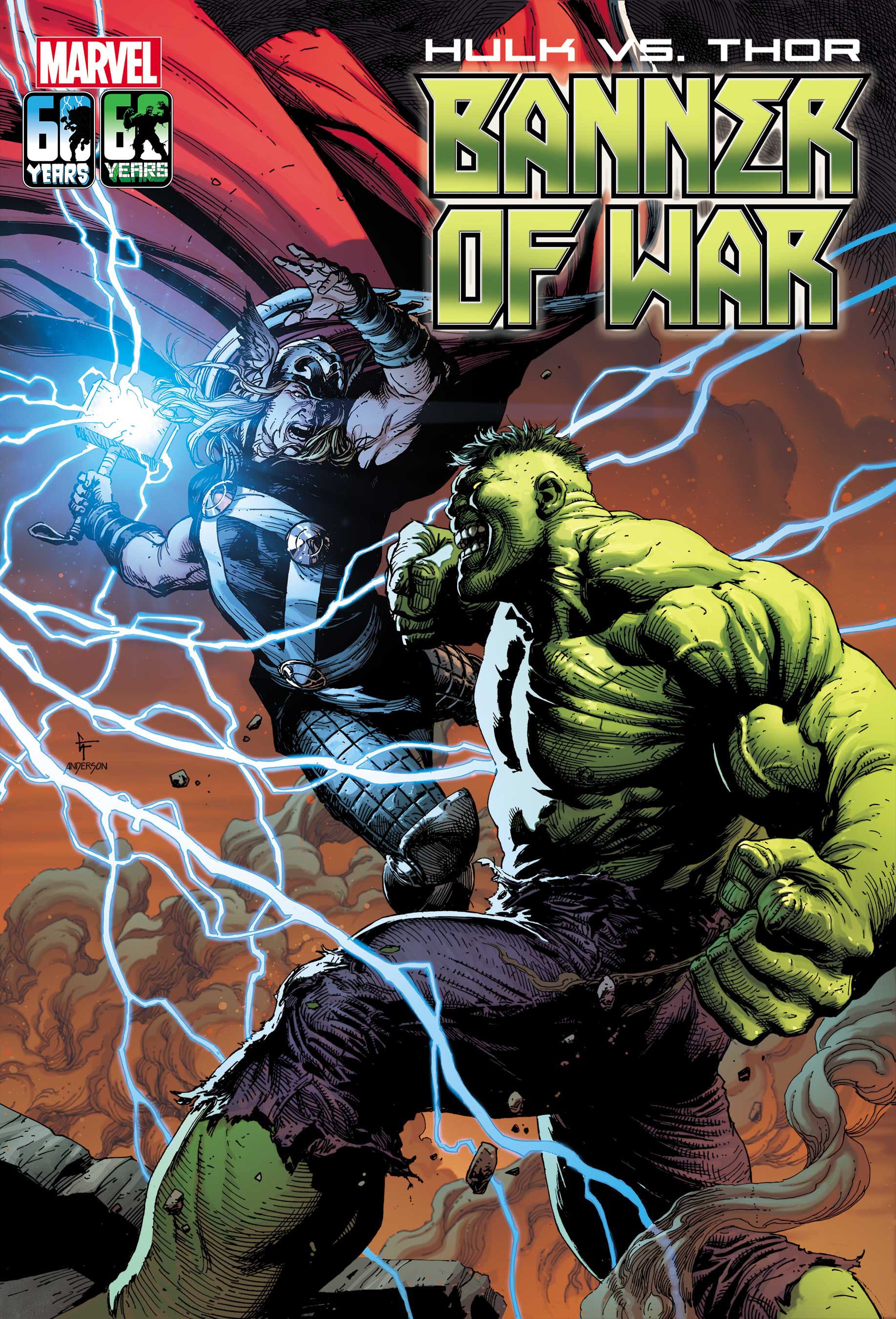 Hulk Vs. Thor: Banner of War Alpha #1 cover by Gary Frank