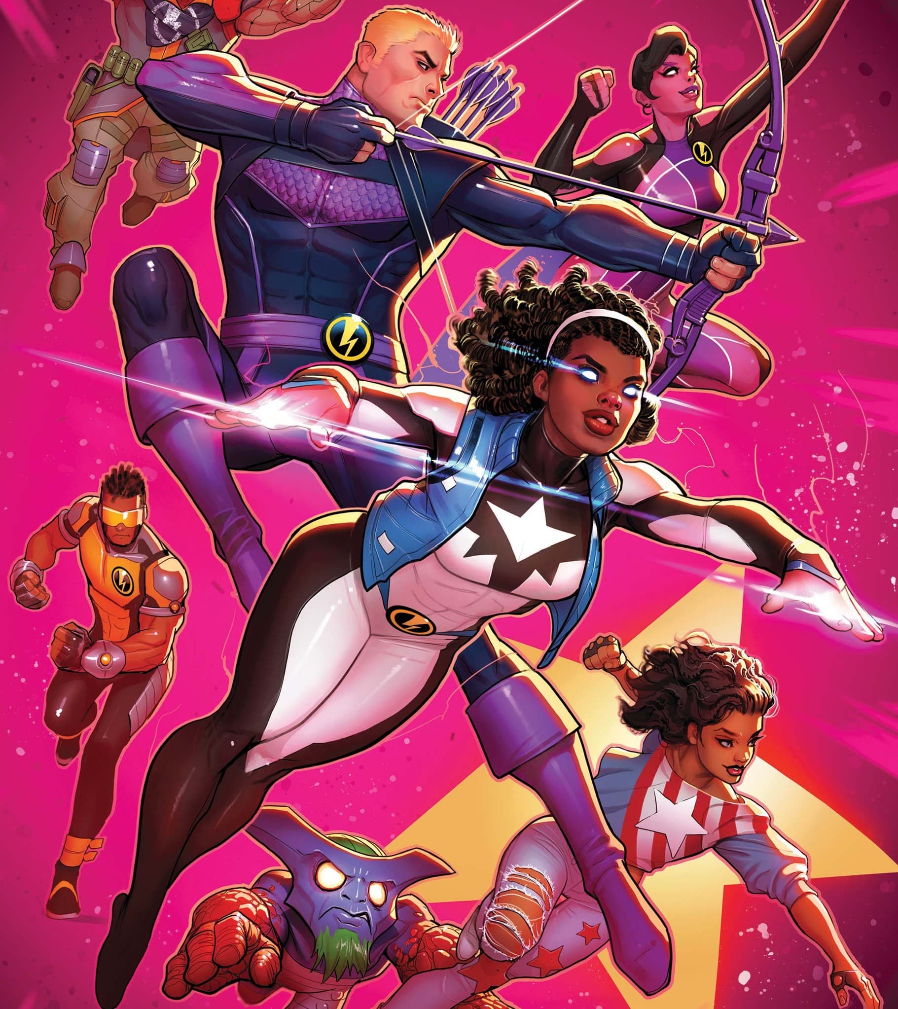 THUNDERBOLTS (2022) #1 cover by David Nakayama