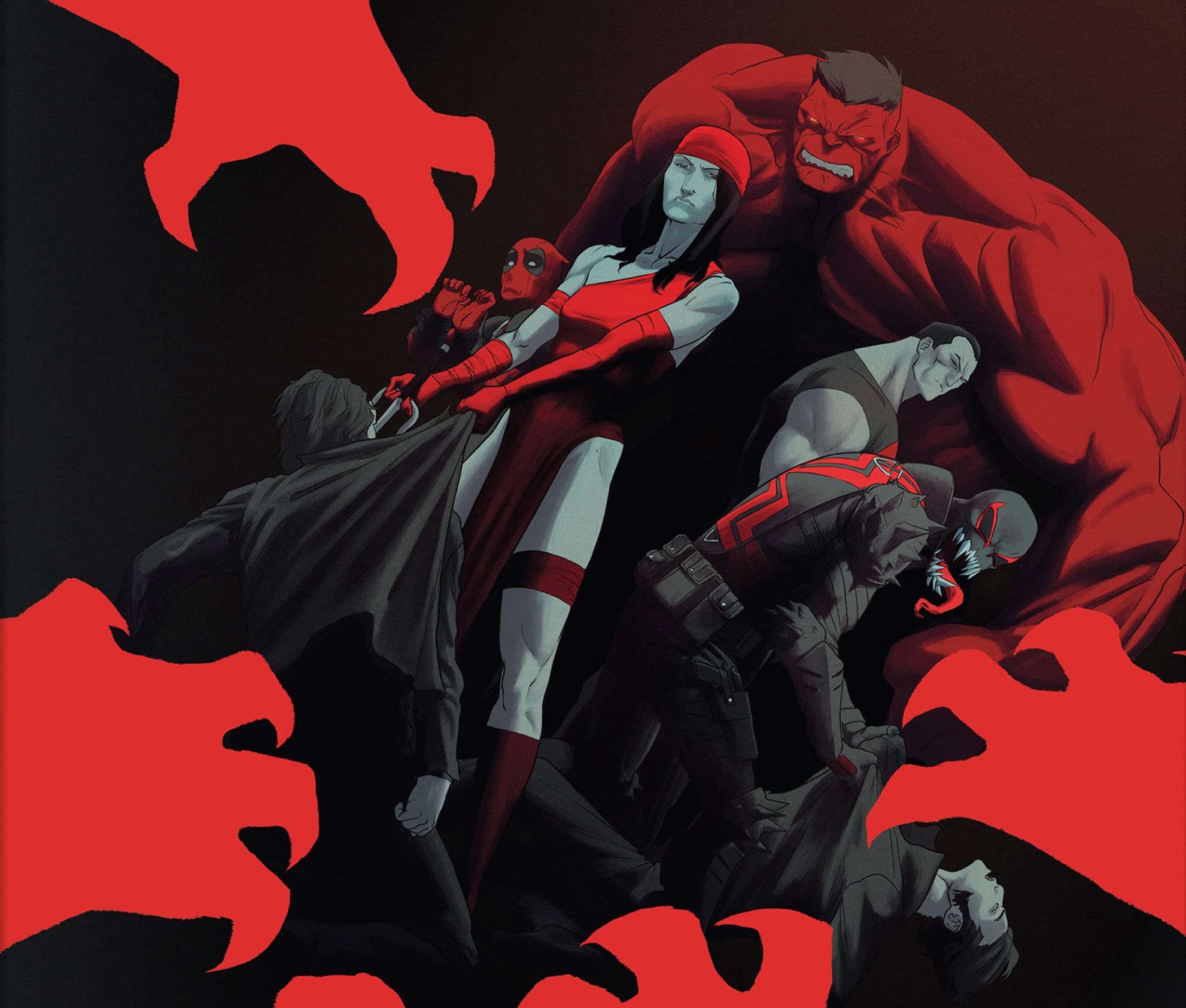 THUNDERBOLTS (2012) #15 cover by Kris Anka