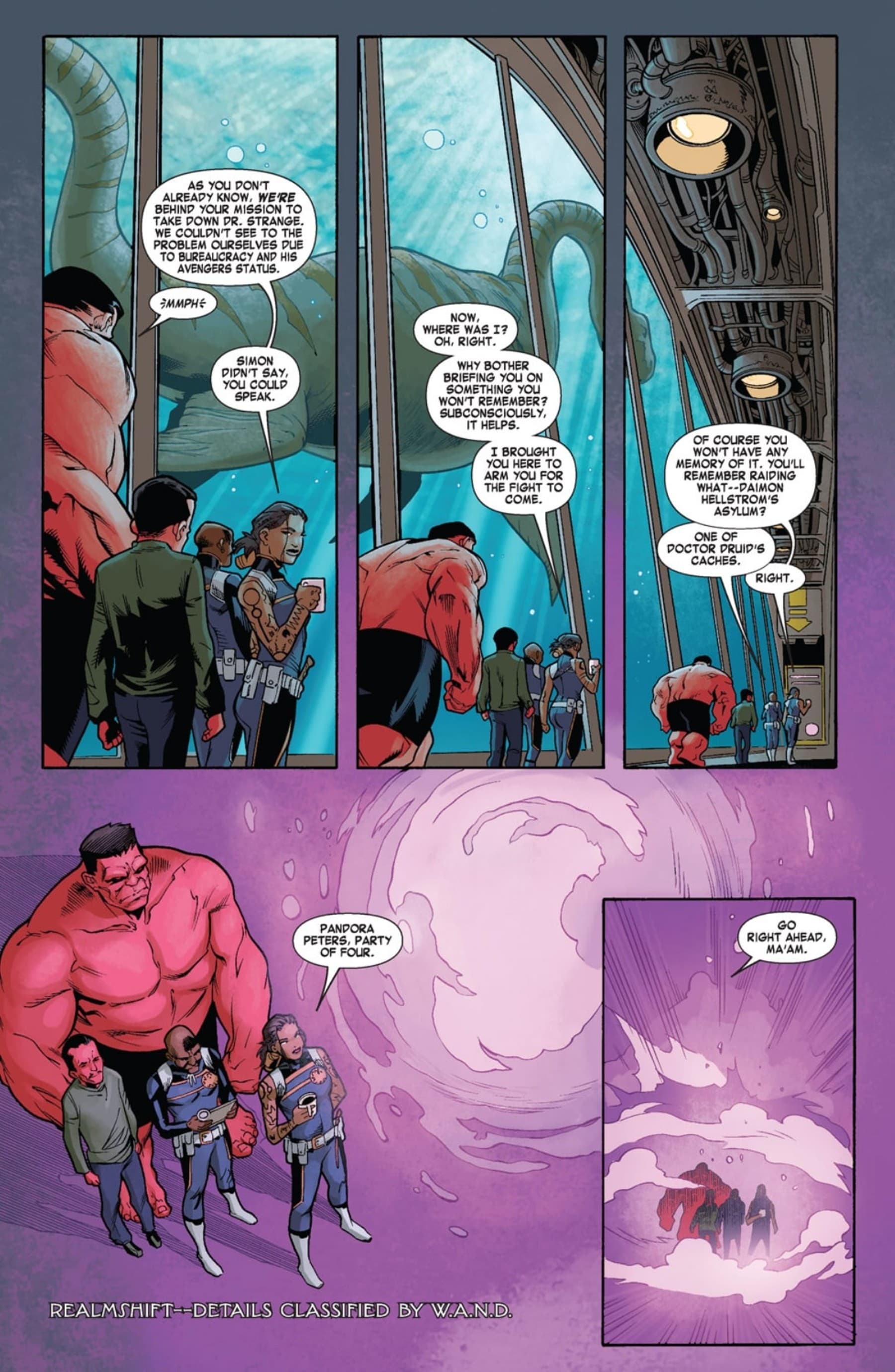 THUNDERBOLTS ANNUAL (2013) #1 page by Ben Acker, Ben Blacker, and Matteo Lolli