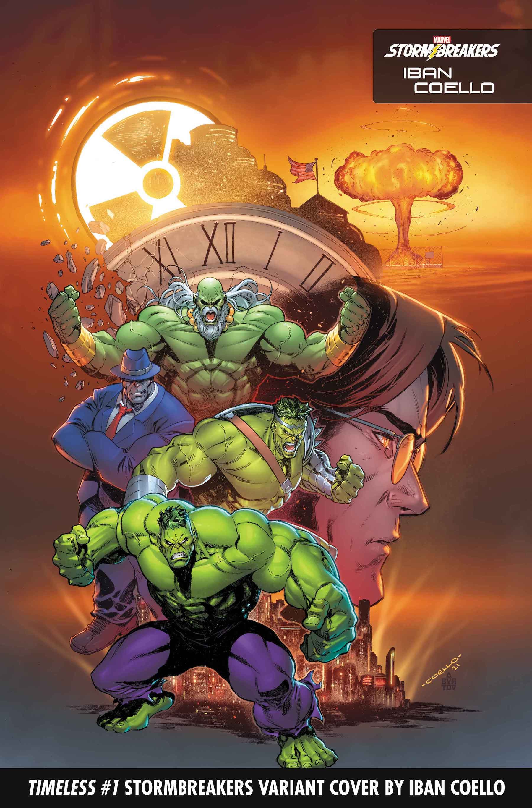 TIMELESS #1 Stormbreakers Variant Cover by IBAN COELLO