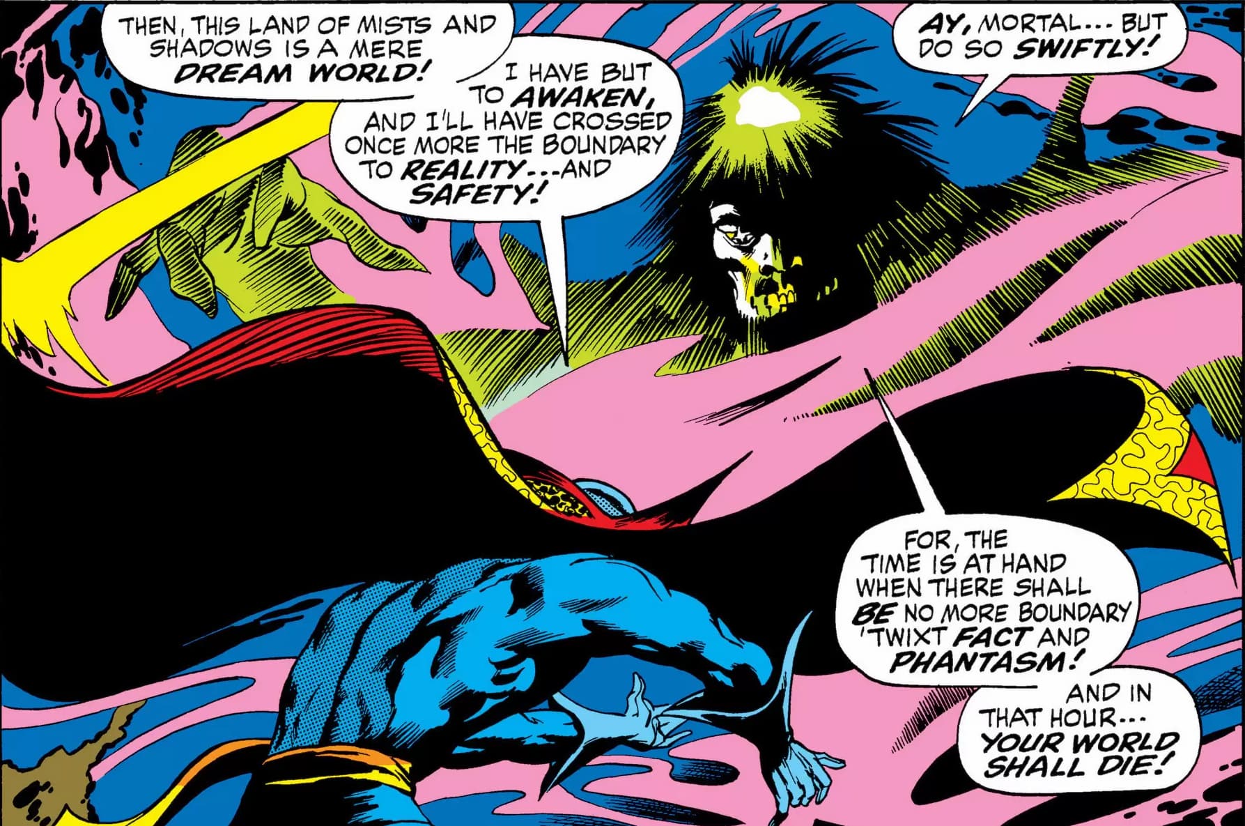 DOCTOR STRANGE (1968) #180 artwork by Gene Colan and Tom Palmer