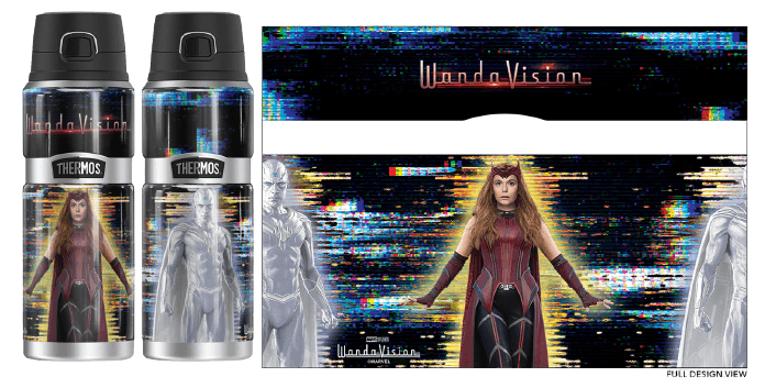 Scarlet Witch and The Vision 24 oz. Stainless Steel Bottle / Amazon - coming soon!