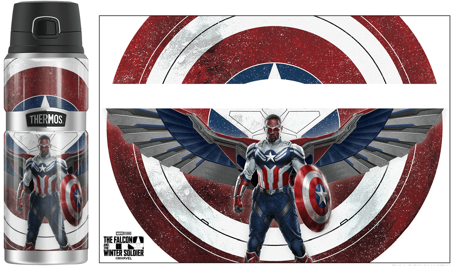 Captain America Drinkware / Amazon - coming soon