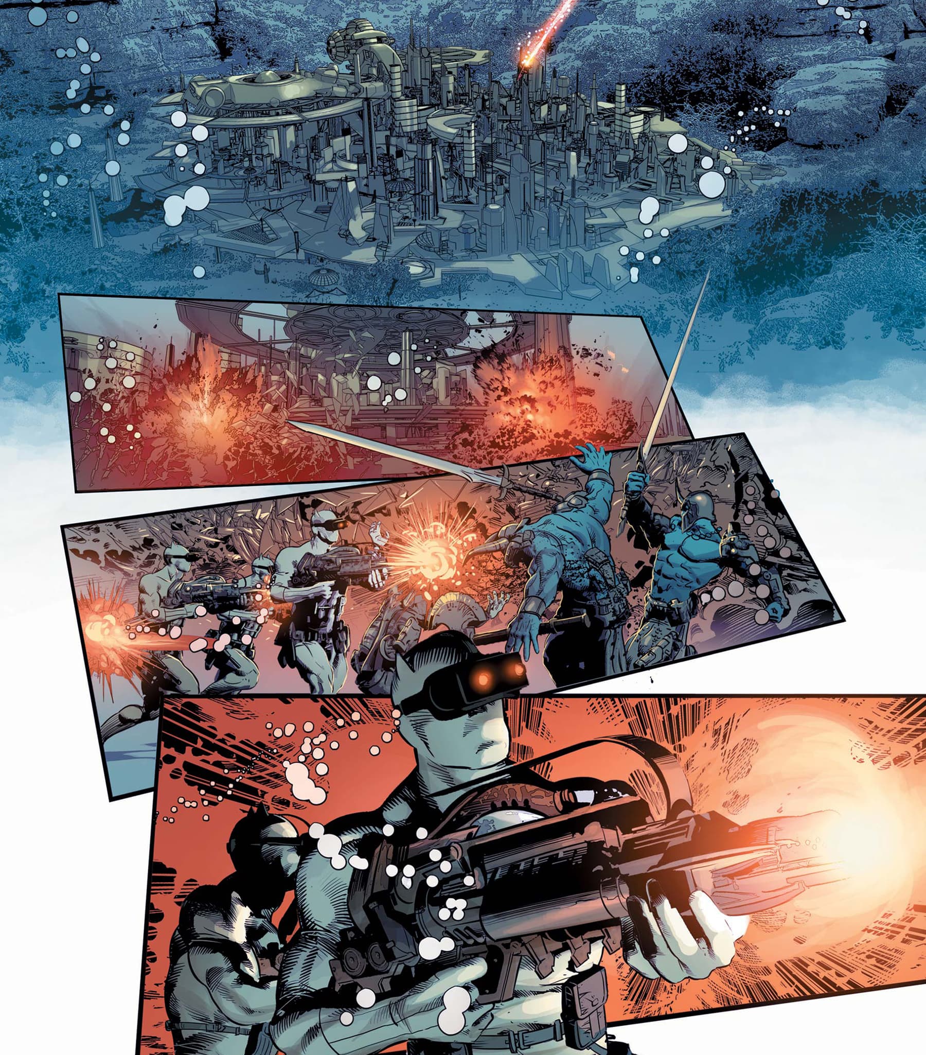 NEW AVENGERS (2013) #8 by Jonathan Hickman and Mike Deodato