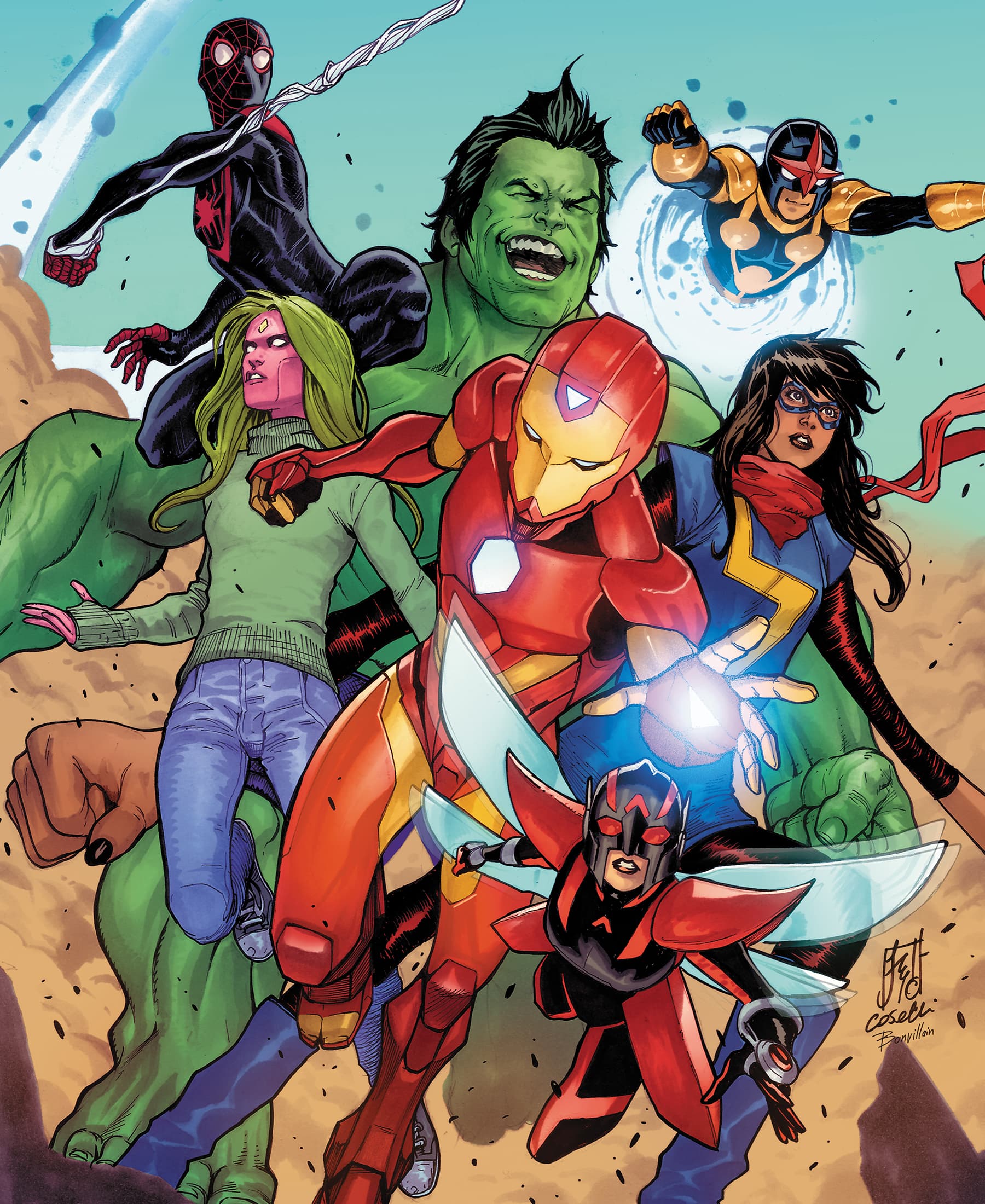 CHAMPIONS (2016) #19 cover by Stefano Caselli