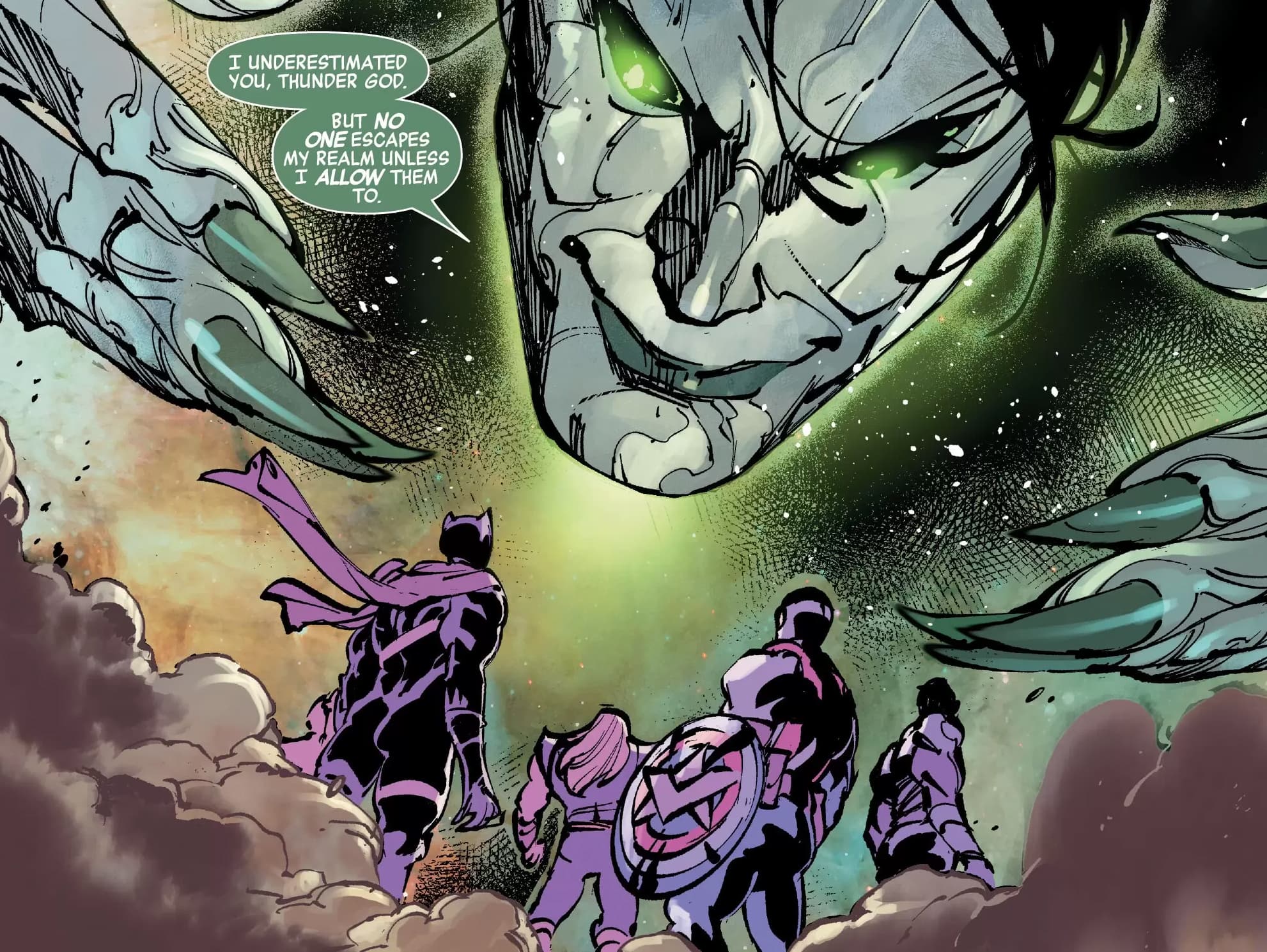 AVENGERS (2023) #8 artwork by C.F. Villa and Federico Blee